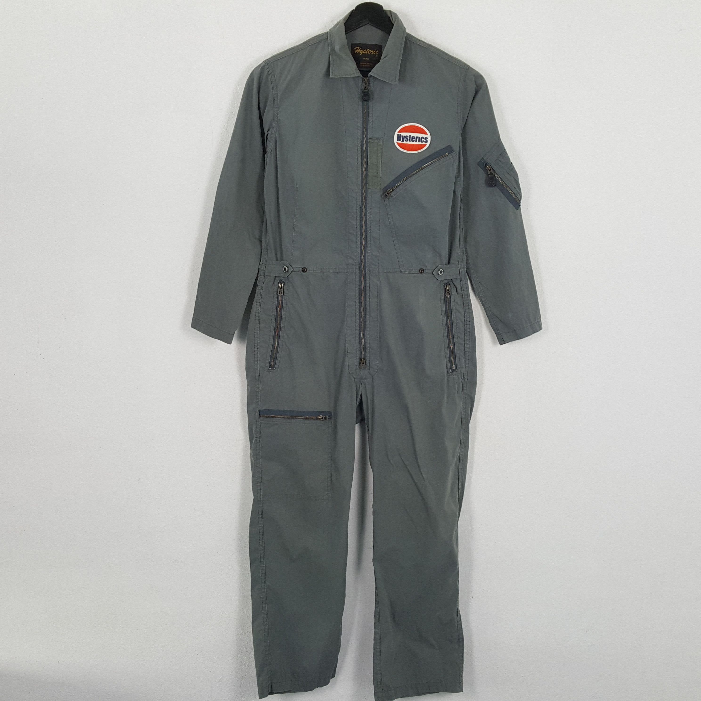 Hysteric Glamour × Japanese Brand × Vintage HYSTERIC GLAMOUR Workwear Style Custom Art Coverall Jacket Size US M / EU 48-50 / 2 - 4 Thumbnail