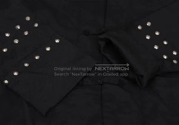 Comme des Garcons Comme Des Garcons Black retro rivet Chinese cheongsam top Size S / US 4 / IT 40 - 8 Thumbnail