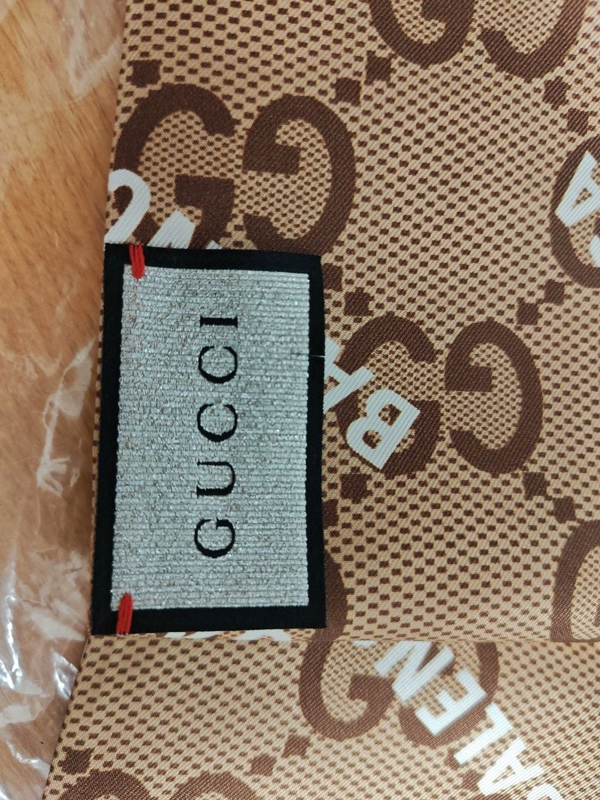 Gucci x Balenciaga Silk Printed Scarf