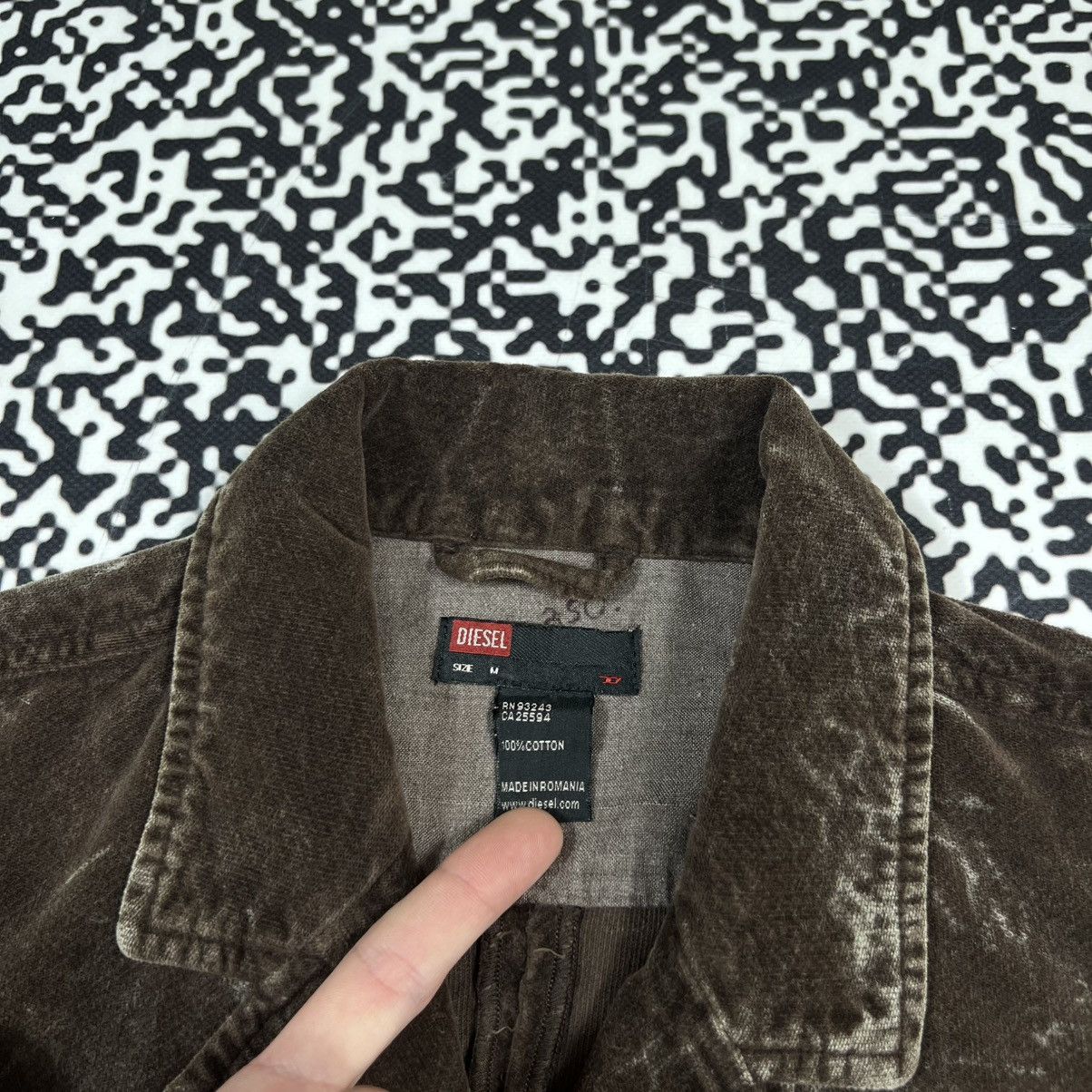 Diesel Vintage Y2K Diesel Corduroy Blazer Casual Retro 90s Style Size M / US 6-8 / IT 42-44 - 14 Thumbnail