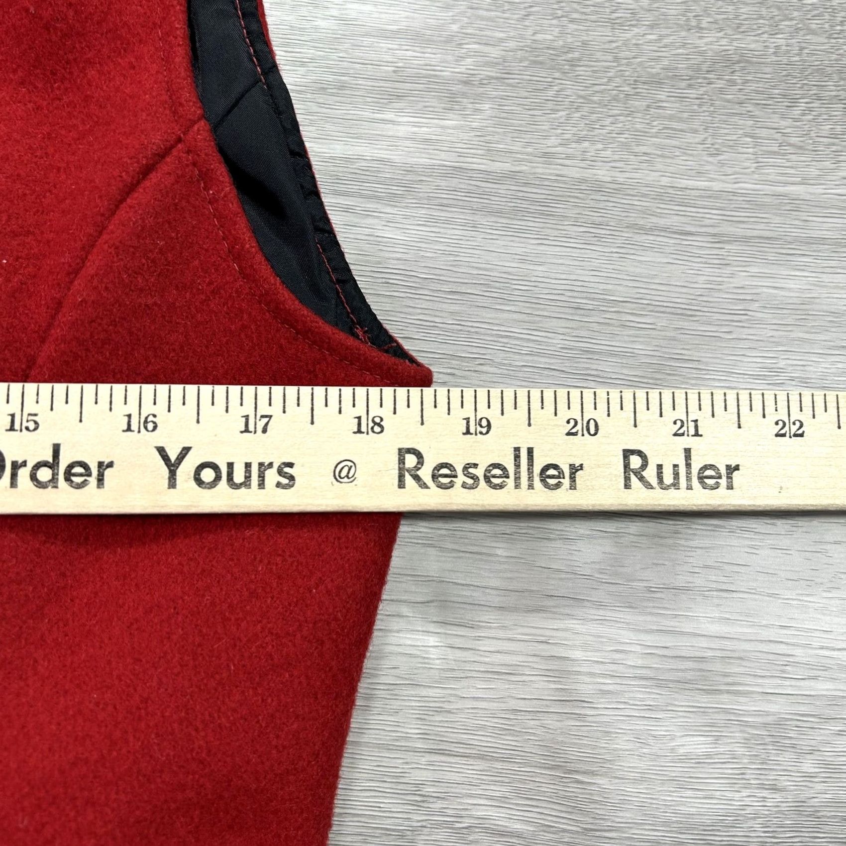 Vintage VINTAGE Schaefer Outfitter Vest Womens Small Red Wool Lined Full Zip Western USA Ranch Size S / US 4 / IT 40 - 7 Thumbnail