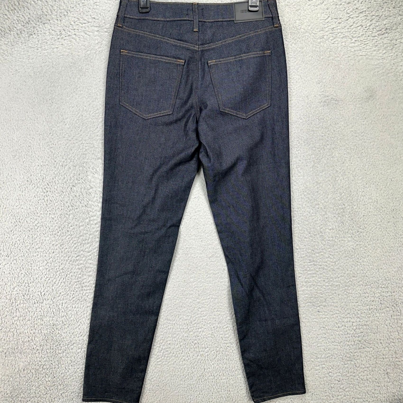 Express Express Athletic Slim Jeans 29X34 Navy Blue Denim 5 Pockets Men Size US 29 - 3 Thumbnail