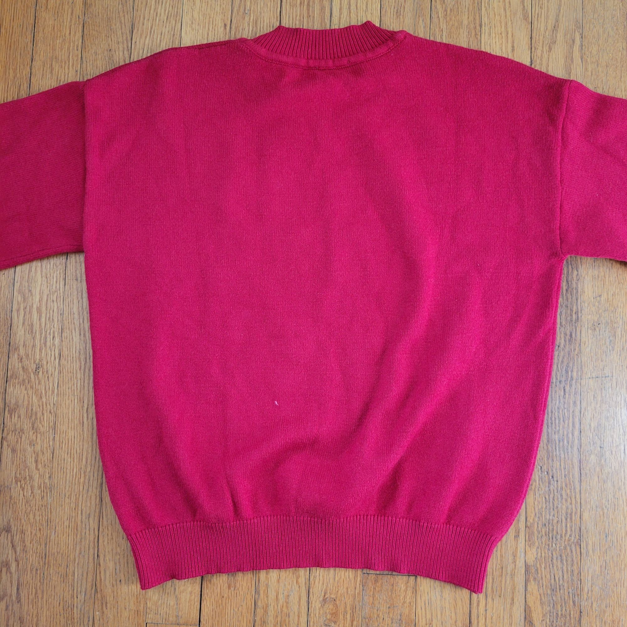 Vintage Nutcracker Embroidered Red Sequined Sweater S Bling Holiday Size S / US 4 / IT 40 - 2 Thumbnail