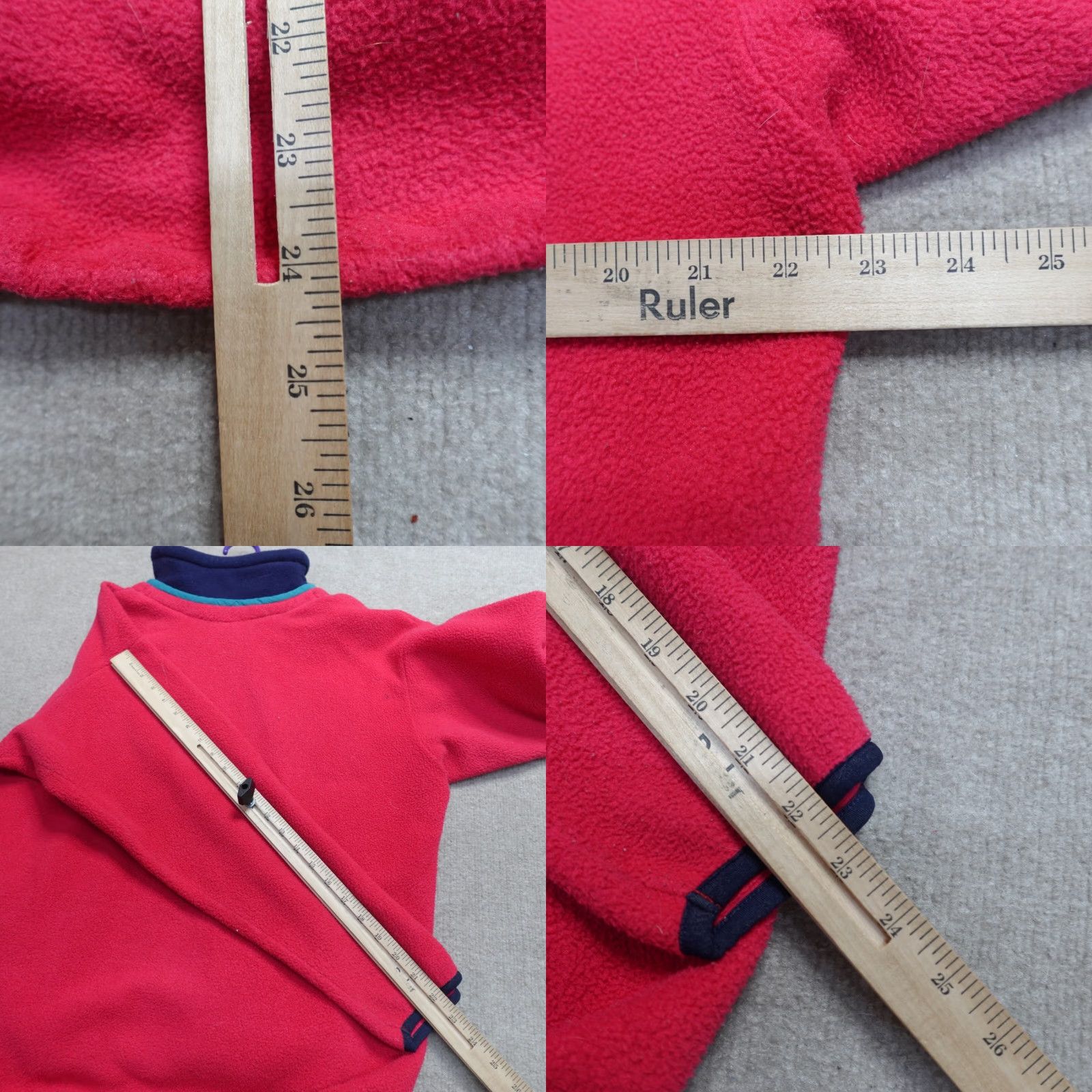 The North Face VINTAGE The North Face Sweater Pullover 1/4 Zip V-Neck M Regular Men Pink 1990 USA Made Size US M / EU 48-50 / 2 - 8 Thumbnail
