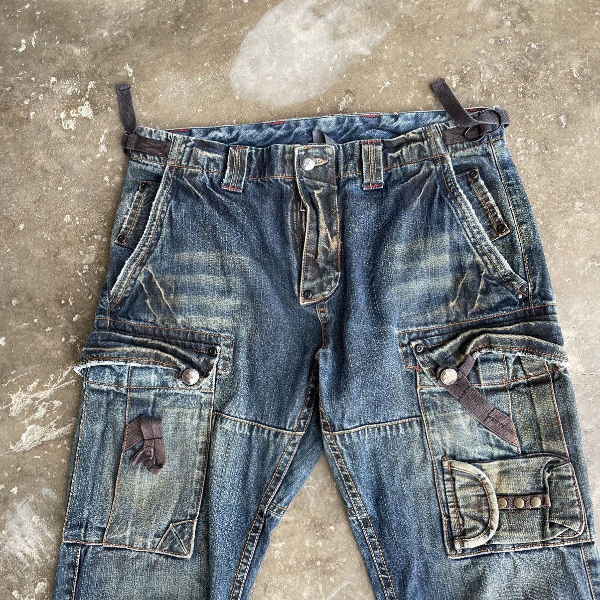 Armani Exchange Vintage Armani Exchange Bondage Punk ifsixwasnine LBG Style Size US 32 / EU 48 - 3 Thumbnail