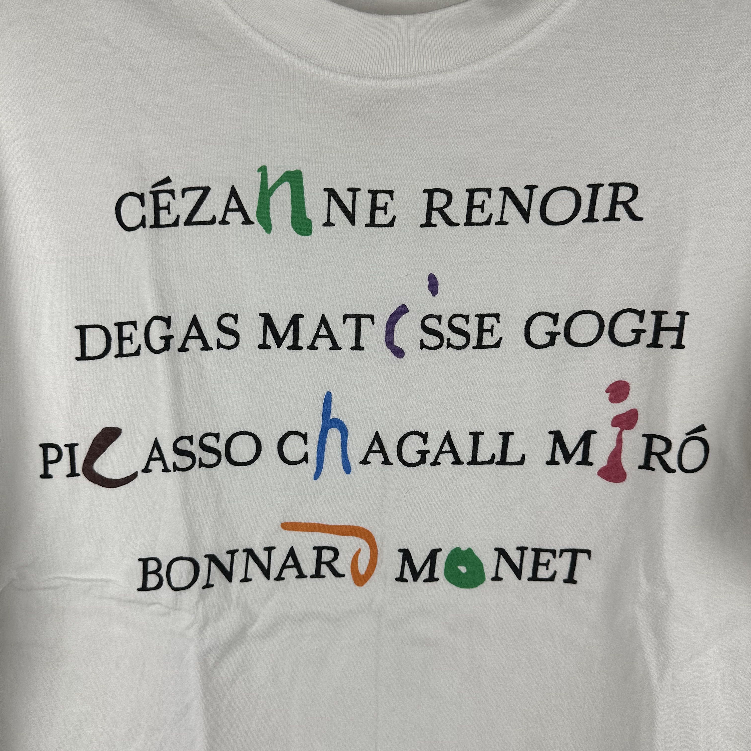 Vintage 90s Famous Artists Picasso Renoir Monet Van Gogh T-Shirt Size US L / EU 52-54 / 3 - 2 Thumbnail