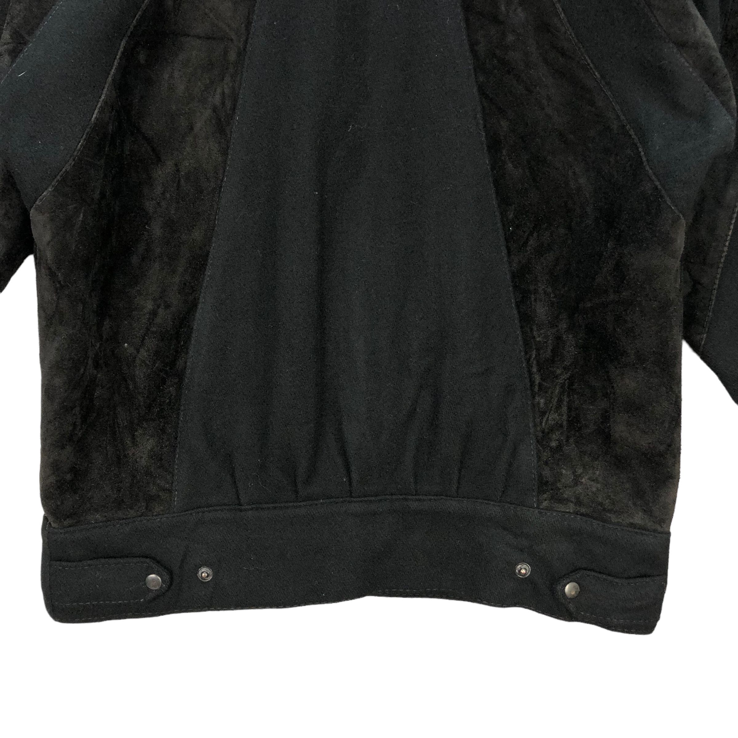 Genuine Leather TRENDZ WOOL LEATHER HYBRID JACKET #7304-127 Size US L / EU 52-54 / 3 - 17 Thumbnail