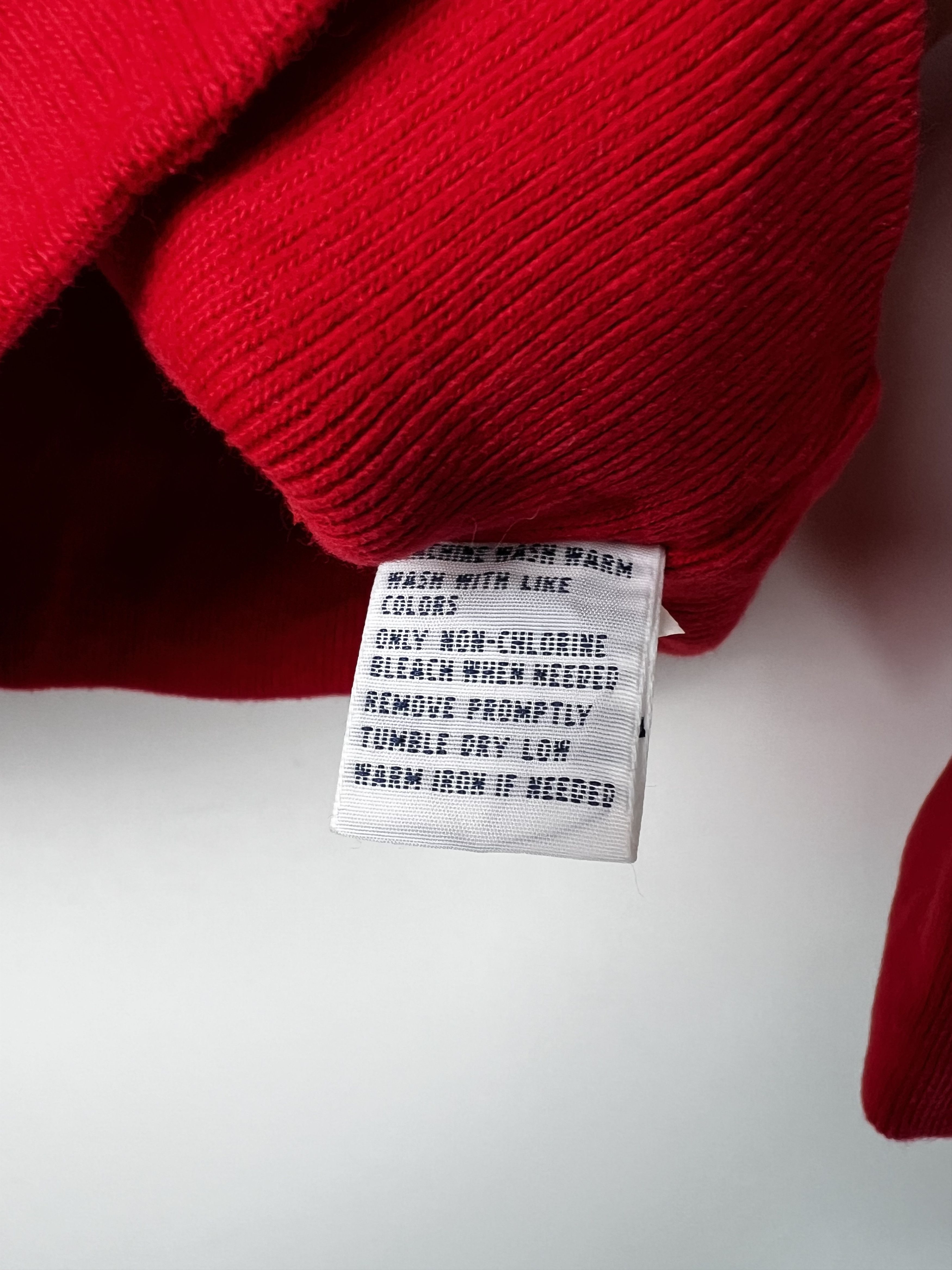 Polo Ralph Lauren Ralph Lauren Cotton Sweater Shawl Collar Red Large Size US L / EU 52-54 / 3 - 6 Thumbnail