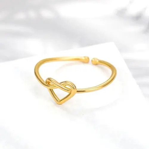 Japanese Brand × Vintage Women's ring with heart Size ONE SIZE - 4 Thumbnail