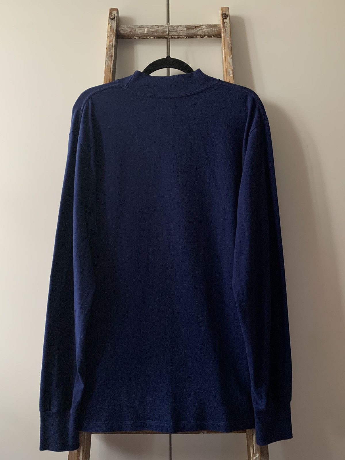Aime Leon Dore AIMÉ LEON DORE DIMEBAG MINI POCKET MOCK NECK NAVY LONGSLEEVE Size US L / EU 52-54 / 3 - 7 Thumbnail