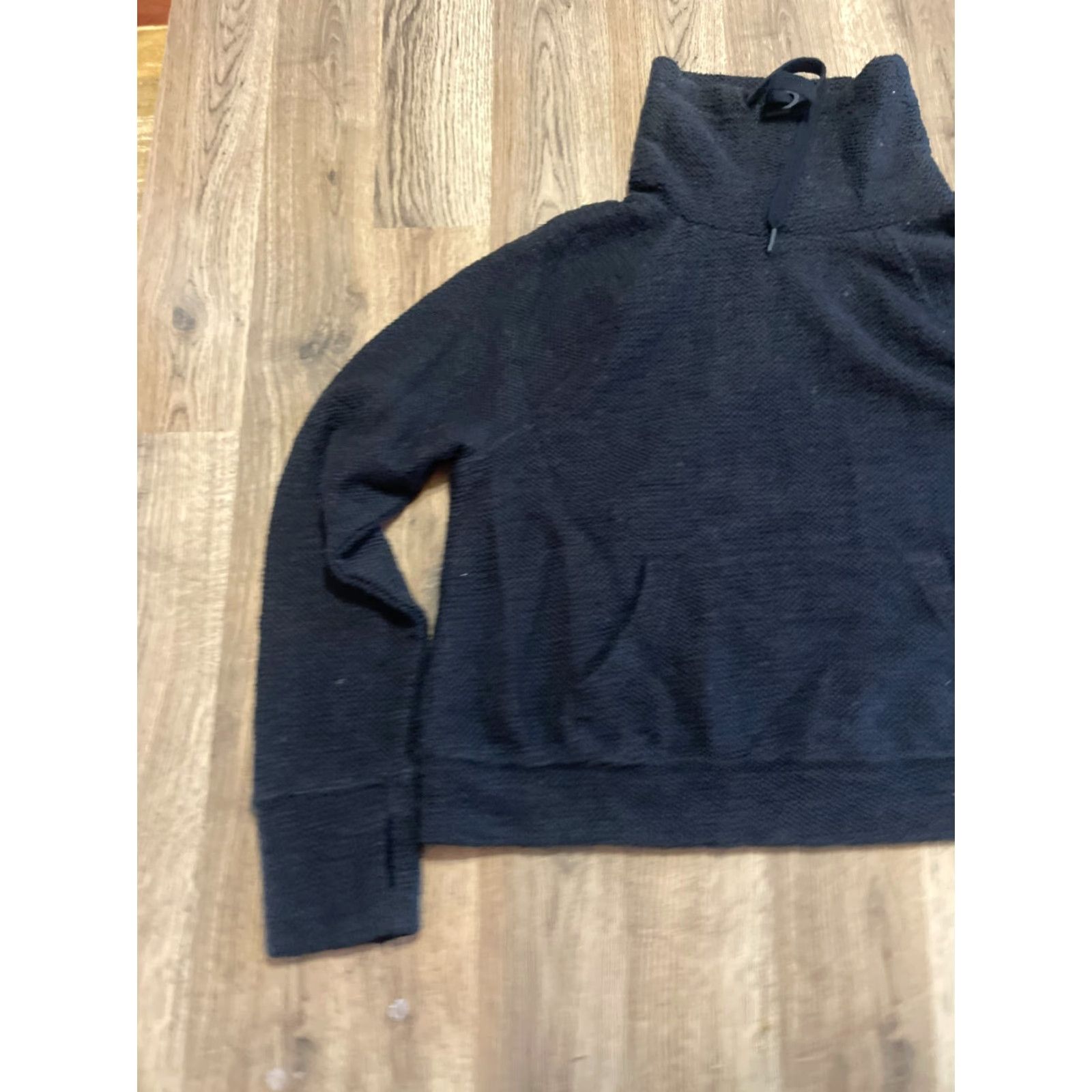 Vintage Aerie Sweater Womens Medium Black Turtleneck Long Sleeve Pullover Casual Knits Mens? Size M / US 6-8 / IT 42-44 - 3 Thumbnail