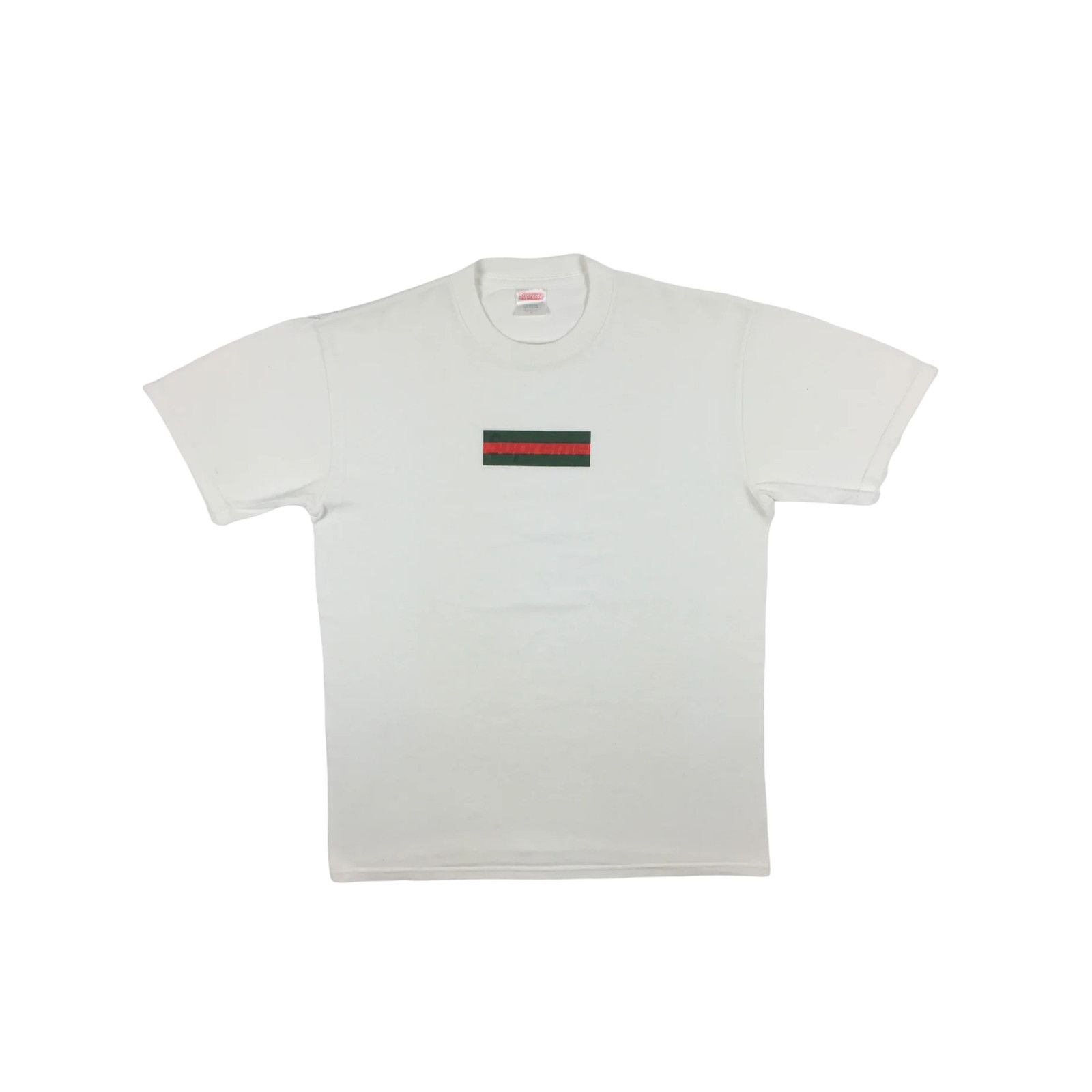 Supreme 2000 Supreme Gucci White Box Logo Tee Size US M / EU 48-50 / 2 - 2 Thumbnail