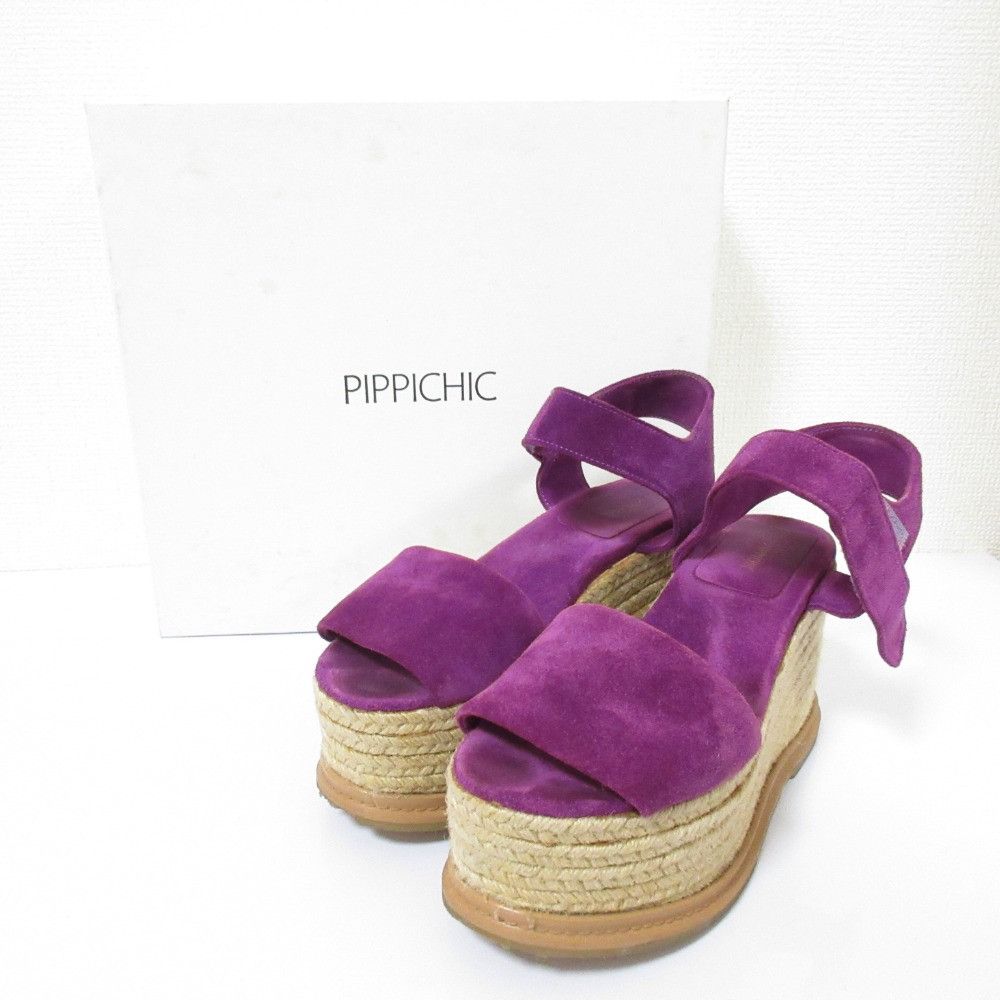 Other Other PIPPICHIC Suede Platform Sandals Leather Shoes DUTY FREE for USA Size ONE SIZE - 1 Thumbnail