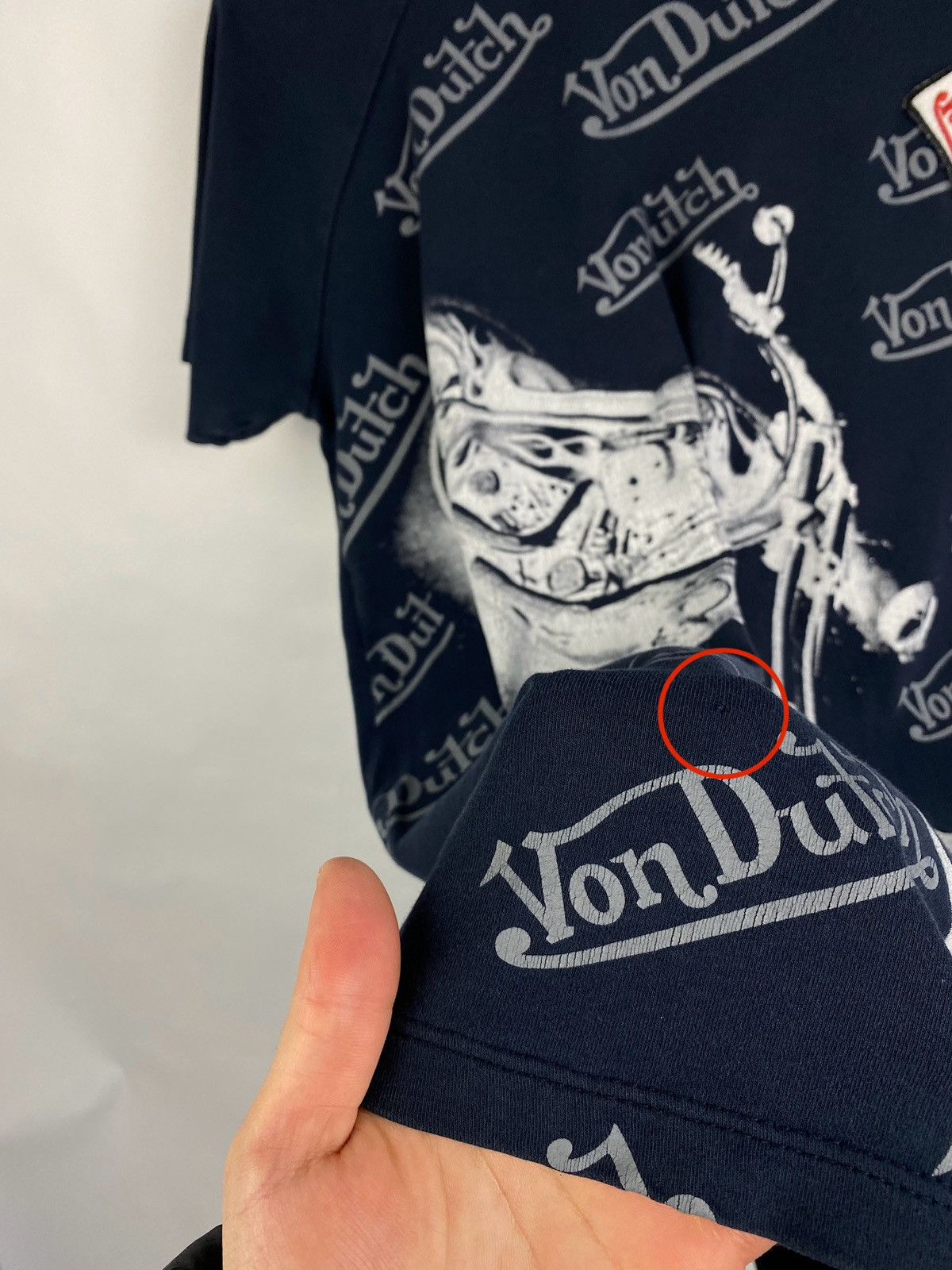 Von Dutch 🇺🇸 Vintage 90s Von Dutch Motorcycle Choppers T-Shirt Rare Size US M / EU 48-50 / 2 - 10 Thumbnail