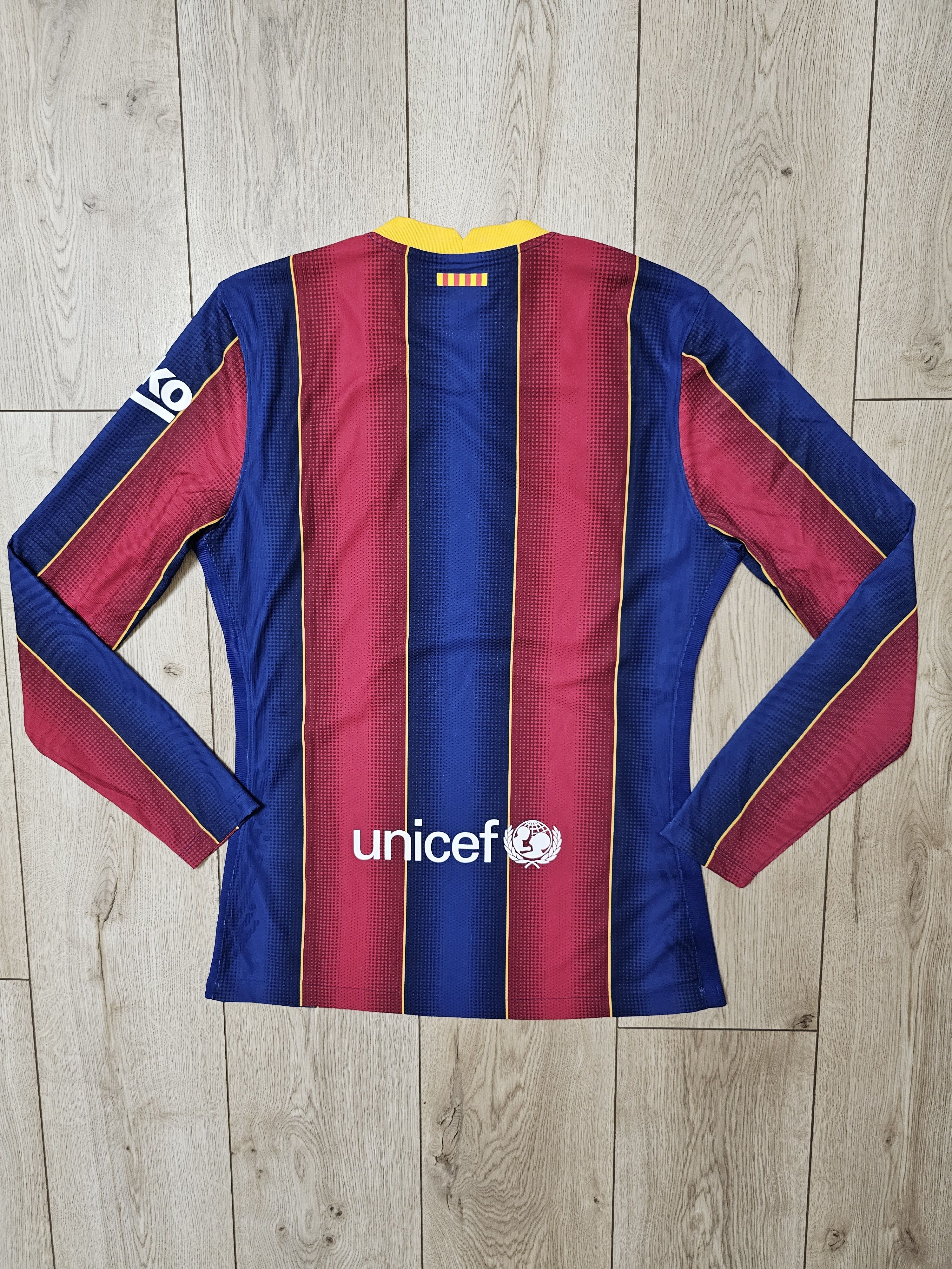 All Sport × Nike BARCELONA 2020 2021 PLAYER ISSUE FOOTBALL LONG SOCCER JERSEY Size US M / EU 48-50 / 2 - 2 Thumbnail