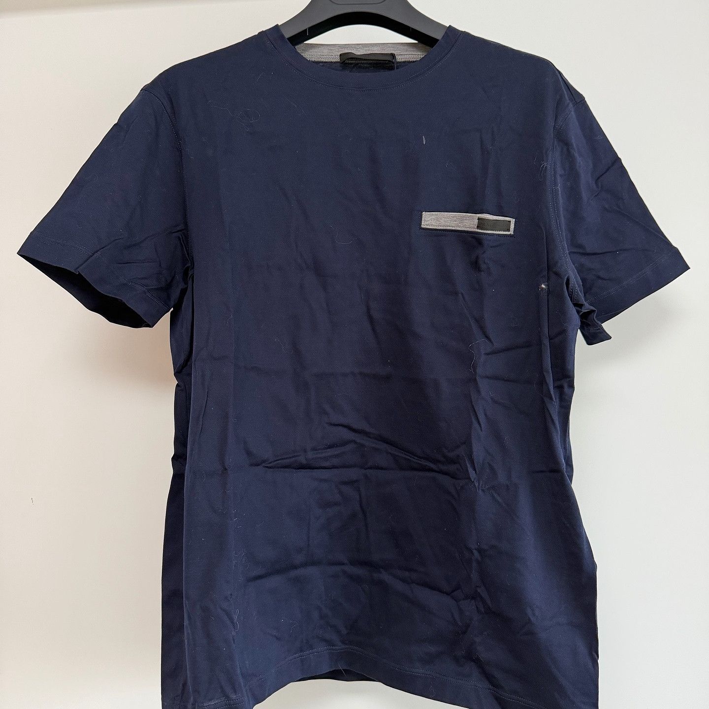 Prada Prada Navy Short Sleeve T-Shirt Size M Size US M / EU 48-50 / 2 - 1 Thumbnail