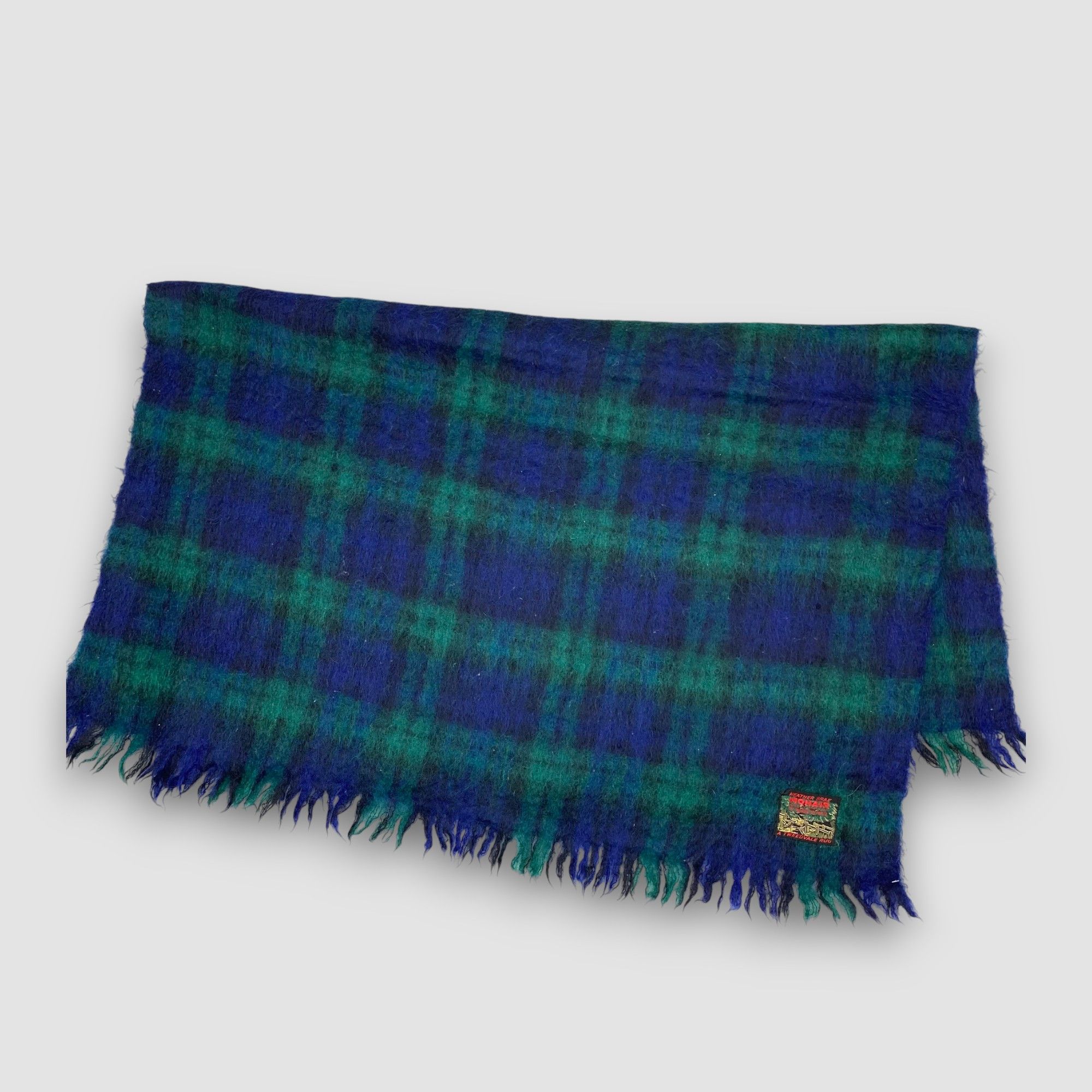 Japanese Brand Vintage Heather Prae Scarf Muffler Wool Stole Wraps Scarves Size ONE SIZE - 4 Thumbnail