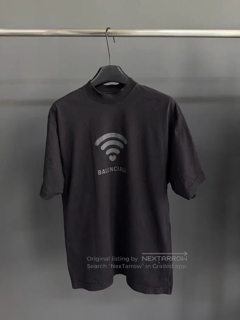 Balenciaga Balenciaga Letter Logo Printed Crew Neck Short Sleeve T-Sh Size US XS / EU 42 / 0 - 1 Thumbnail