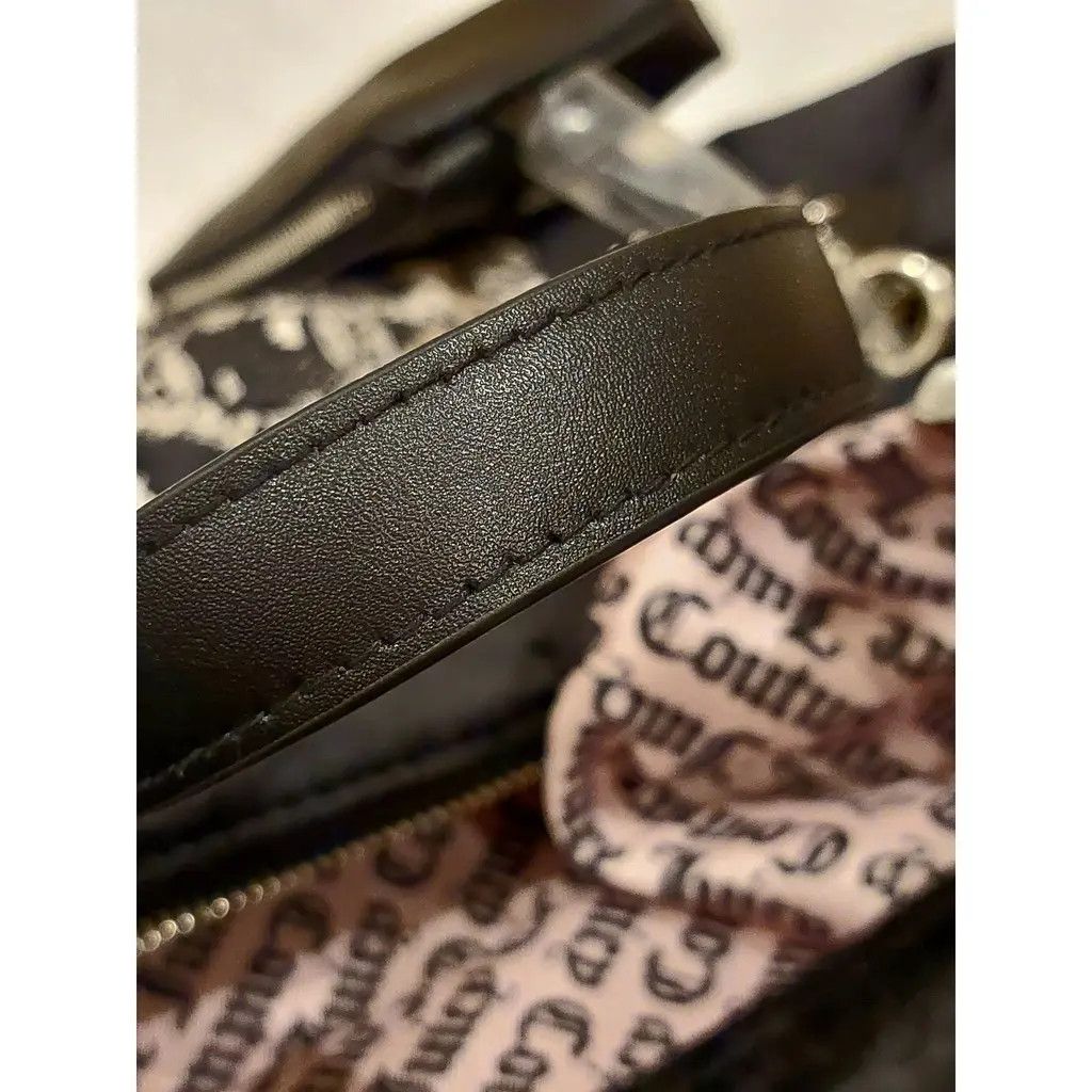 Juicy Couture Juicy Couture black velvet Scottish Terrier handbag vintage Size ONE SIZE - 15 Thumbnail