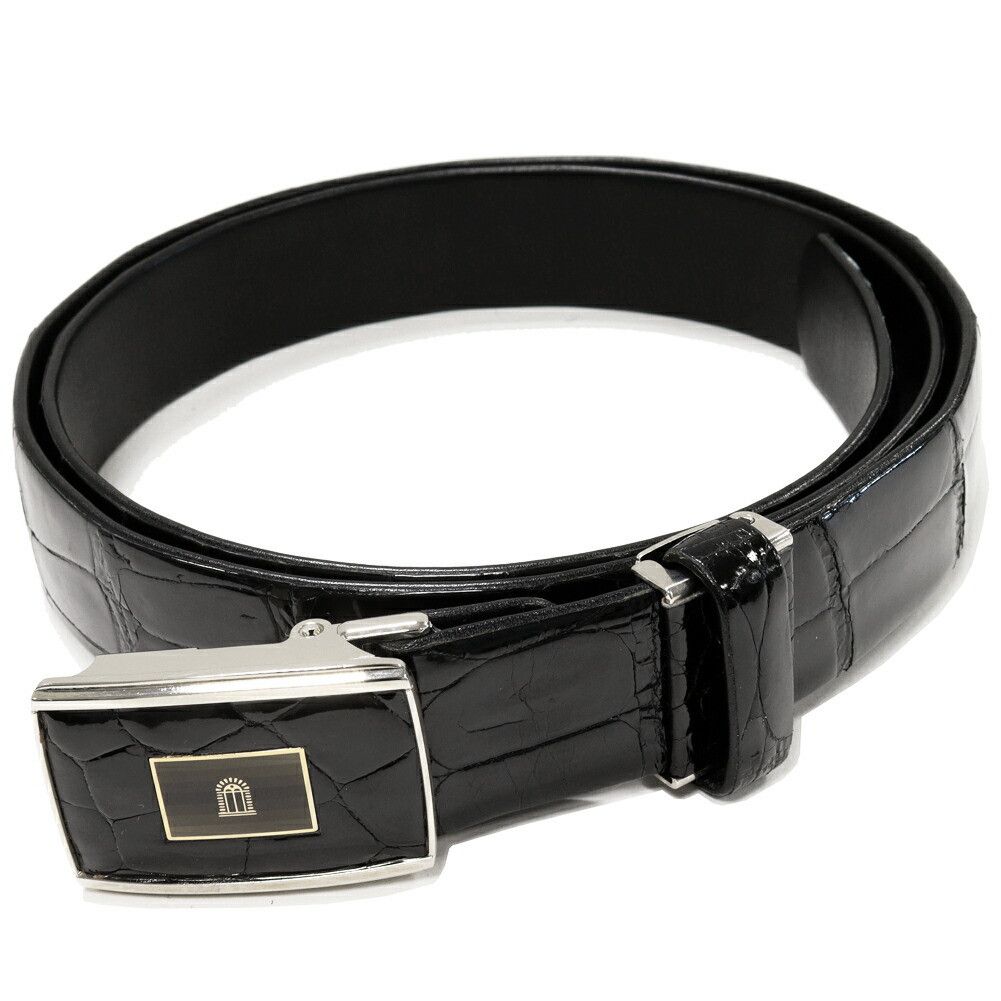 Other Other Takeo Nishida Crocodile Belt Leather Belt DUTY FREE for USA Size ONE SIZE - 1 Thumbnail