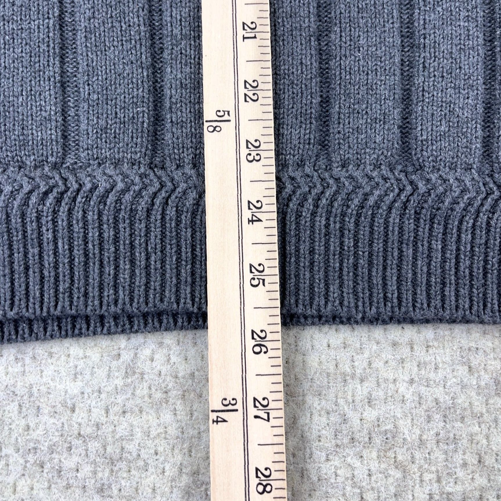 Nautica Nautica Sweater Men 2XL Gray Chunky Knit Crewneck Pullover Regular Fit Casual Modern Sports Size US XXL / EU 58 / 5 - 5 Thumbnail