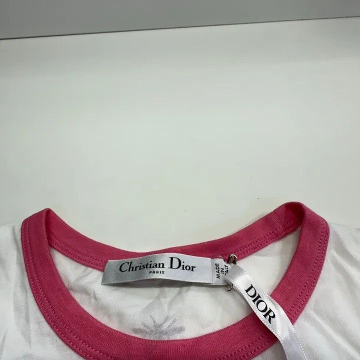 Dior Dior Butterfly Print Short Sleeve T-Shirt 0079-2507 Size XS / US 0-2 / IT 36-38 - 4 Thumbnail
