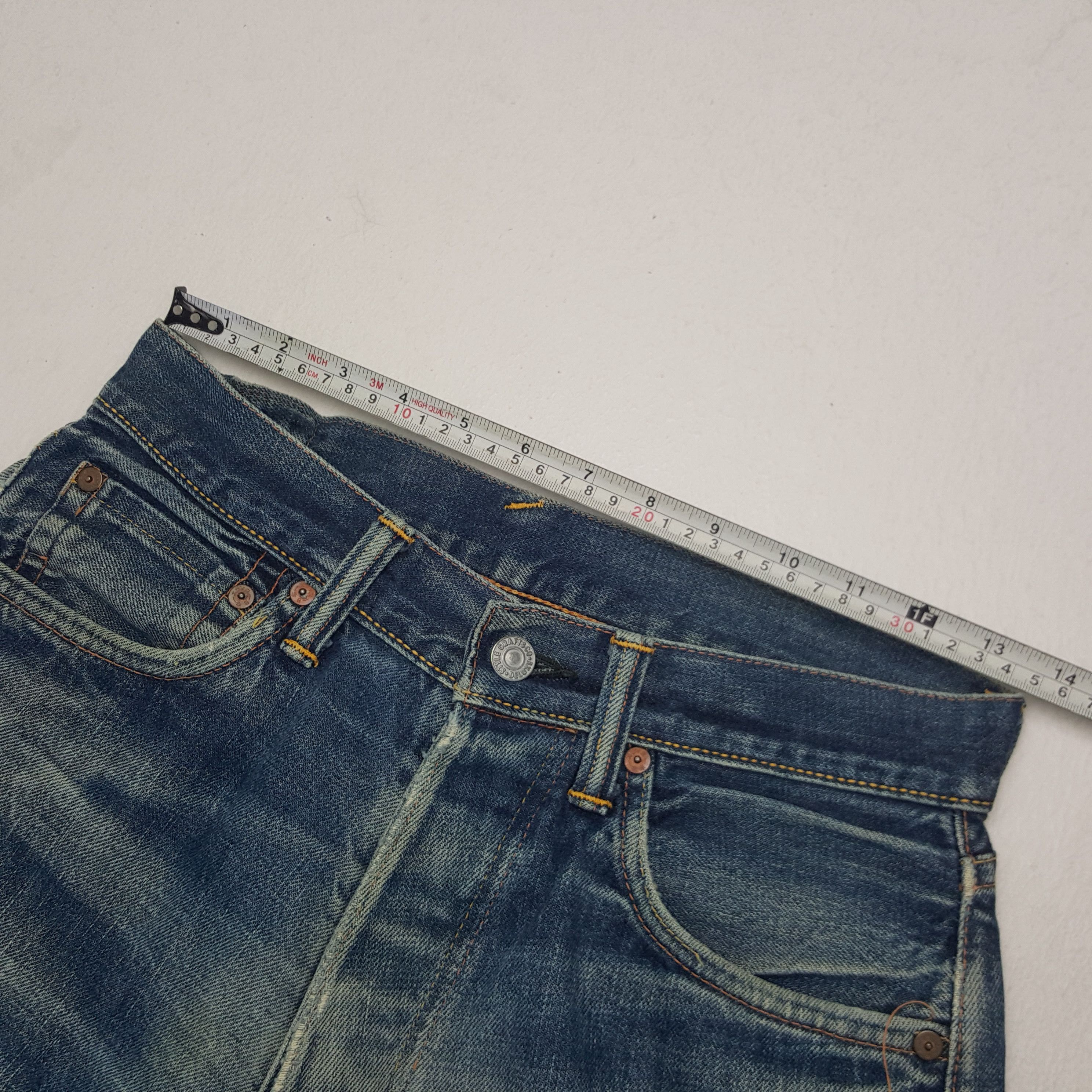 Evisu × Vintage Vintage Evisu Japan Selvedge Custom Daicock Denim Jeans Size US 27 - 7 Thumbnail