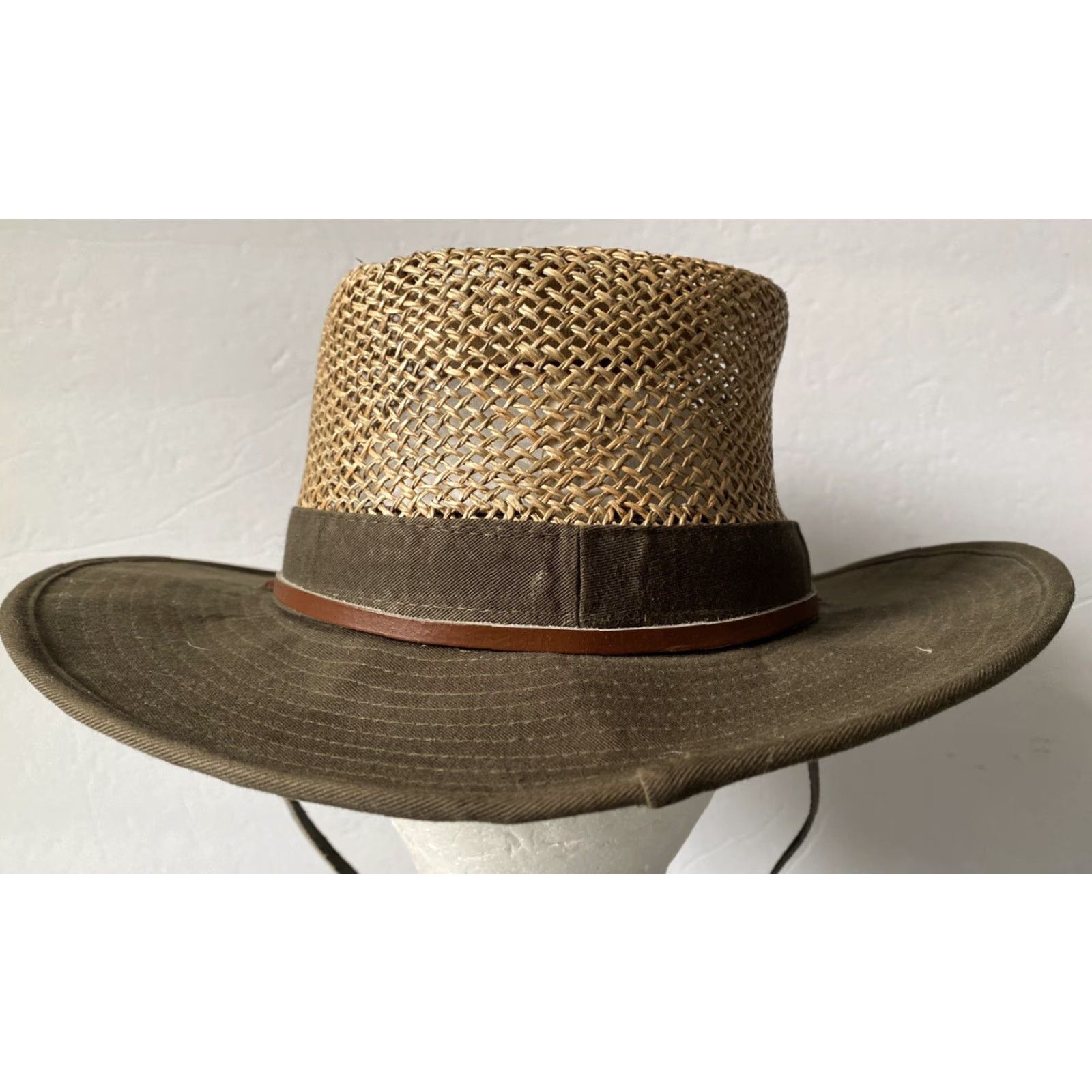 Stetson Stetson Hat XL X-Large Men Multicolor Cotton Straw Size ONE SIZE - 7 Thumbnail