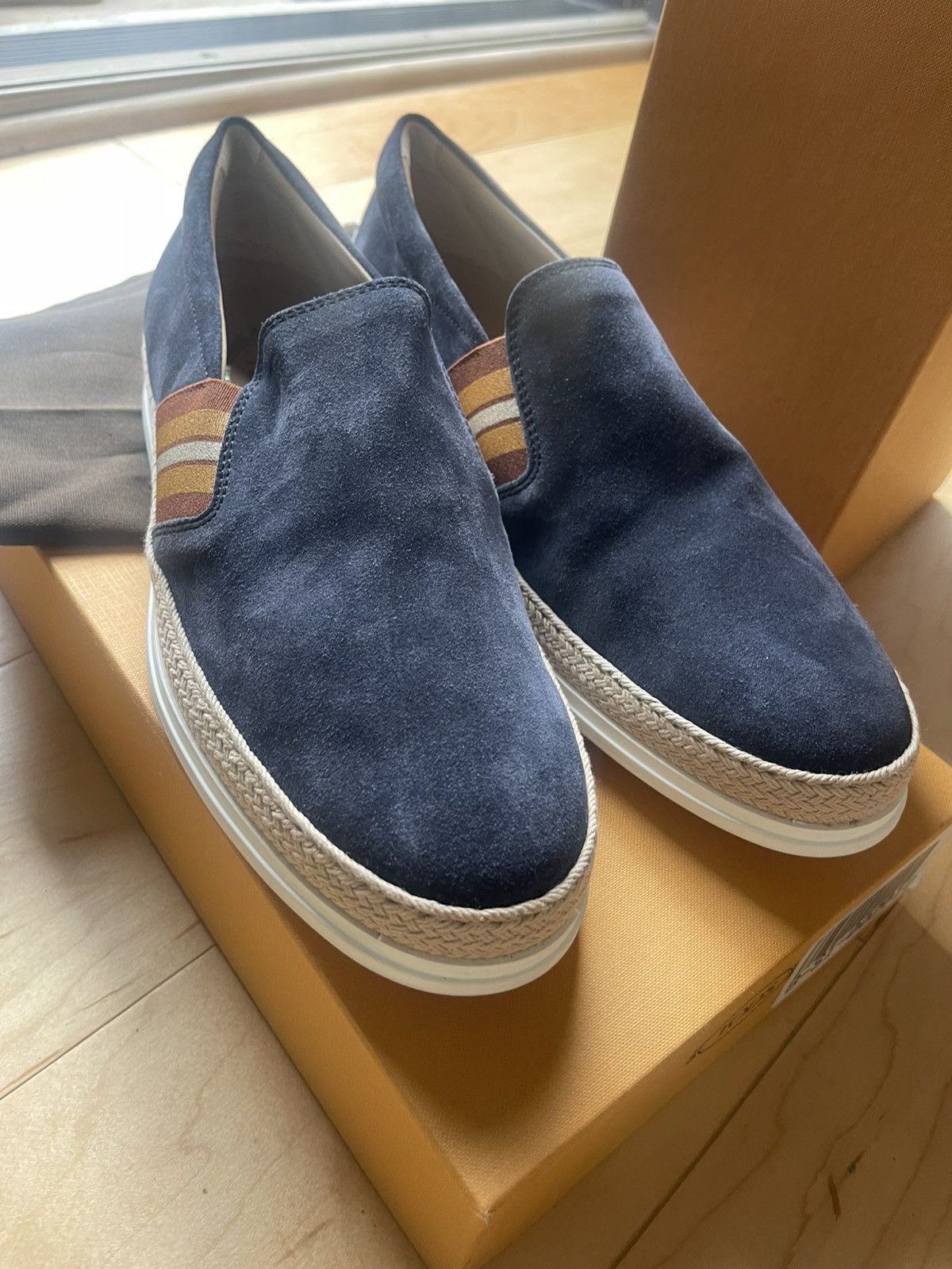Tod's Tods suede mens loafer navy 8 made in Italy new Size US 8 / EU 41 - 7 Thumbnail