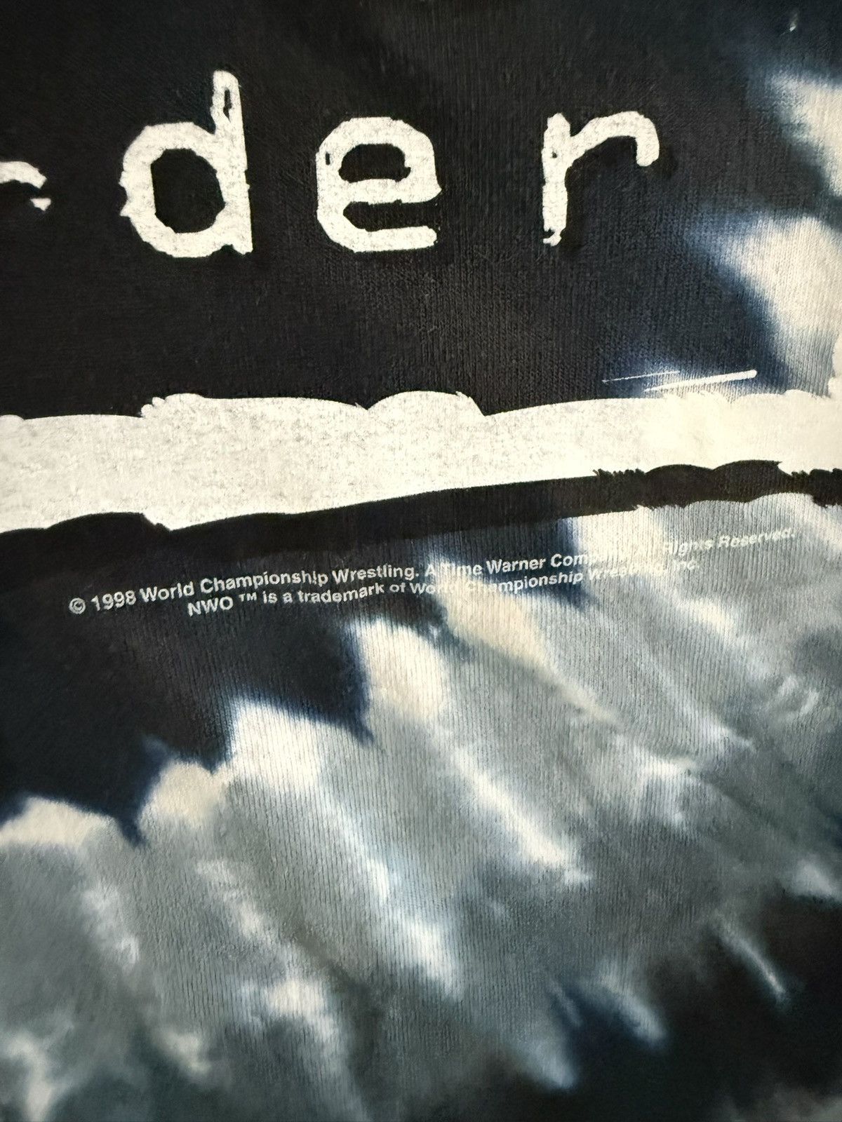 Liquid Blue NWO New World Order 1998 Liquid Blue Tie Dye WCW Size US XL / EU 56 / 4 - 6 Thumbnail