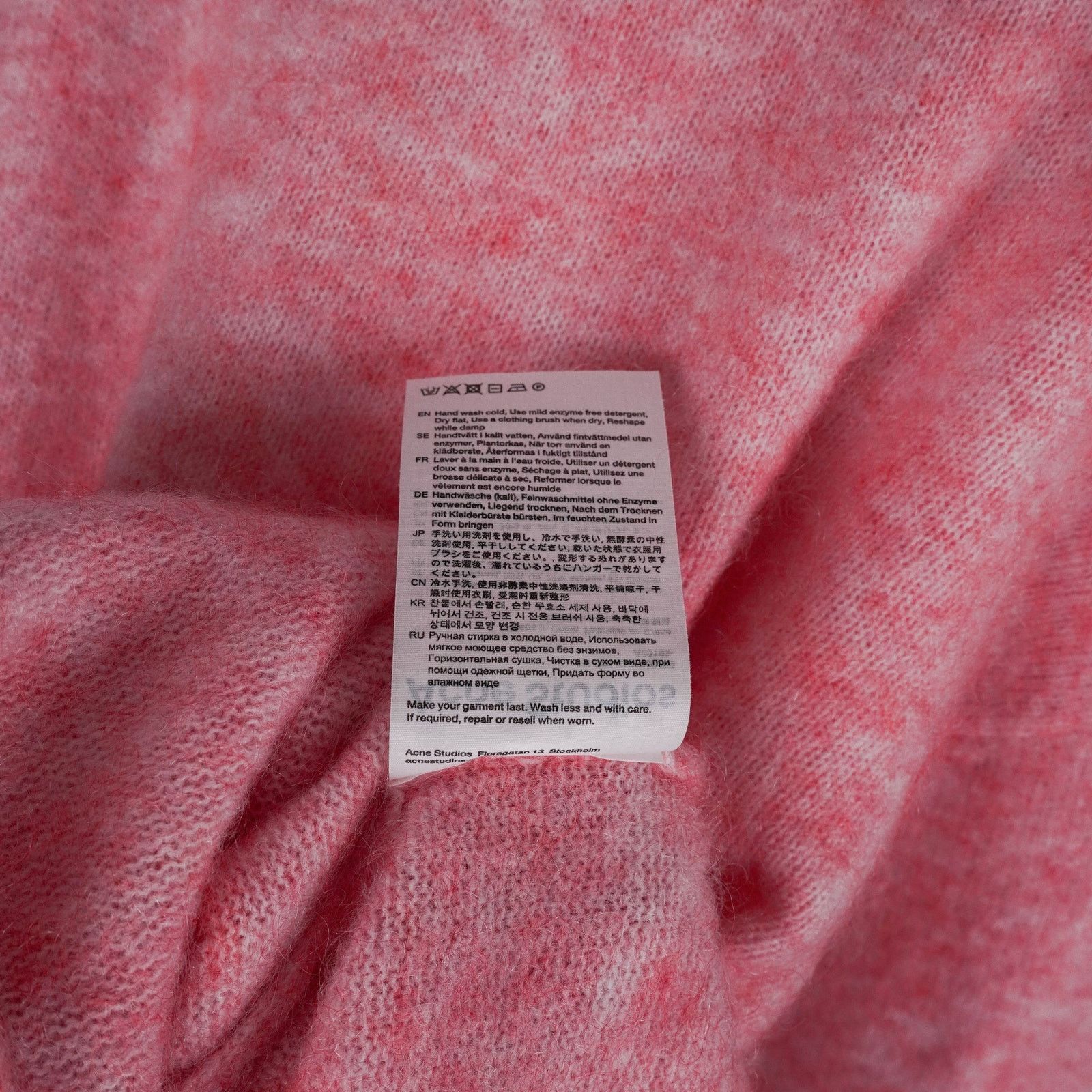 Acne Studios Acne studios soft brushed pink mohair wool jumper sweater Size S / US 4 / IT 40 - 7 Thumbnail