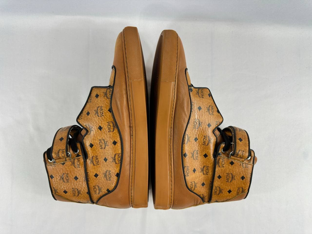 MCM MCM Visetos High Top Leather Sneakers Size US 13 / EU 46 - 11 Thumbnail