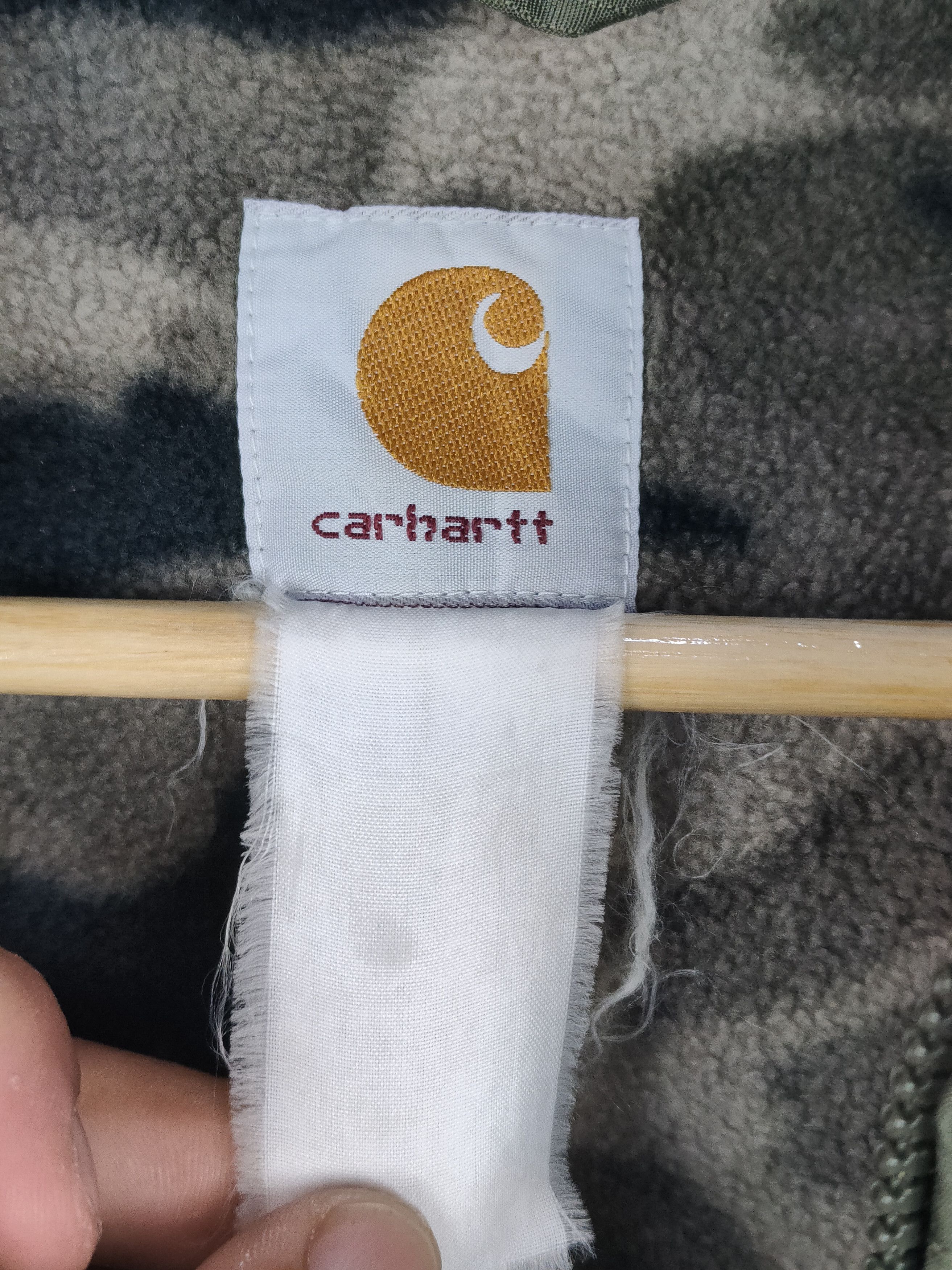 Carhartt × Vintage Vintage 90s Carhartt Windbreaker Jacket Hoodie zipper Size US XL / EU 56 / 4 - 4 Thumbnail