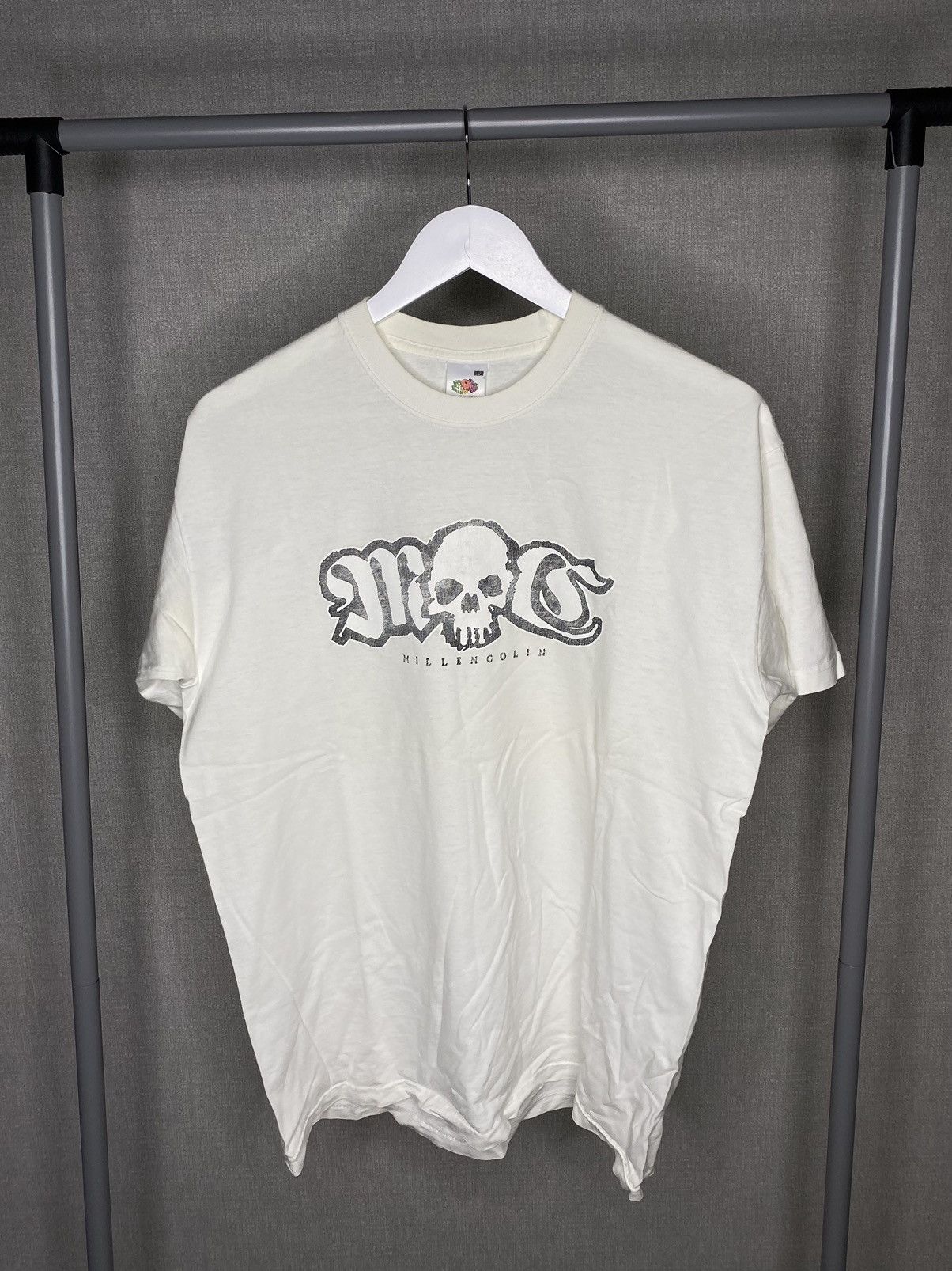 Band Tees × Vintage Millencolin Band T Shirt White Y2K 2000s Punk Size US L / EU 52-54 / 3 - 1 Thumbnail