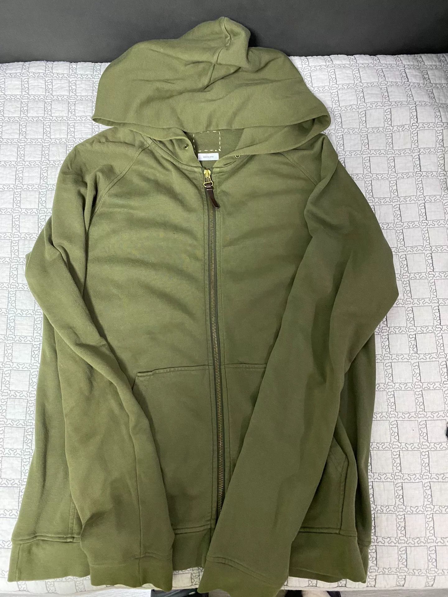 Visvim VISVIM JV LUXSIC Olive Zip-Up Hoodie Size US XL / EU 56 / 4 - 1 Thumbnail