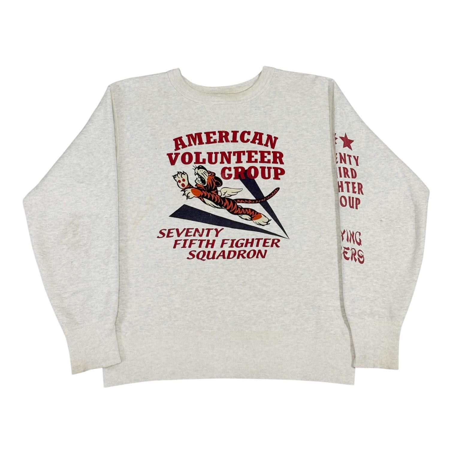 Buzz Rickson's Buzz Ricksons 'Flying Tiger' Loopwheeled Sweatshirt ...