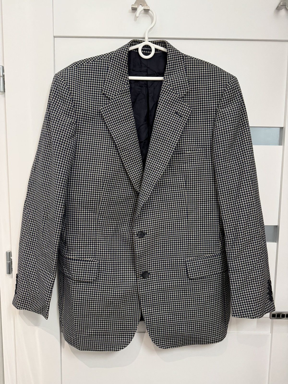Burberry Burberrys Bennet-S Virgin Wool Viscose size 52 80s Jacket Size 52L - 1 Thumbnail