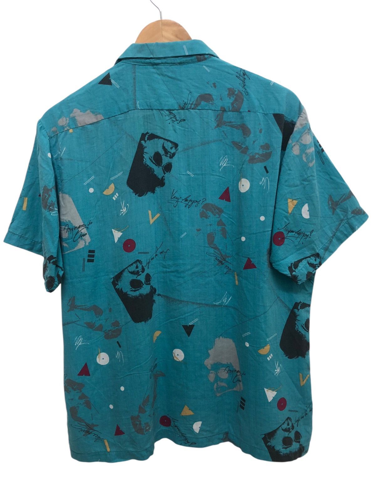 Japanese Brand × Vintage POP 🔥 OFF ROAD PARTY GRAPHIC RAYON OPEN COLLAR SHIRT Size US L / EU 52-54 / 3 - 2 Thumbnail