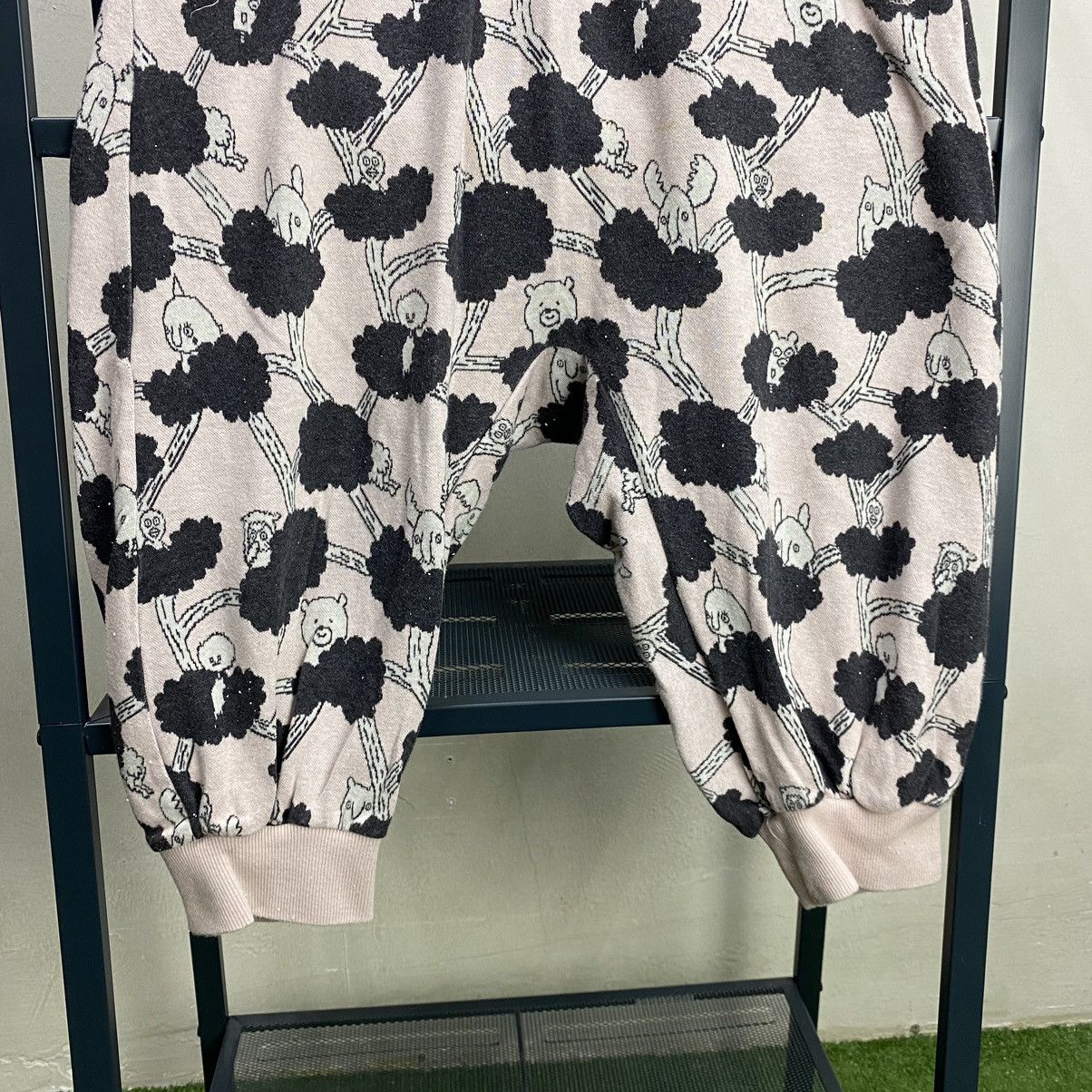 Issey Miyake × Japanese Brand × Ne-Net NE-NET FULLPRINT DROP CROTCH BAGGY 3Q PANTS Size US 32 / EU 48 - 4 Thumbnail