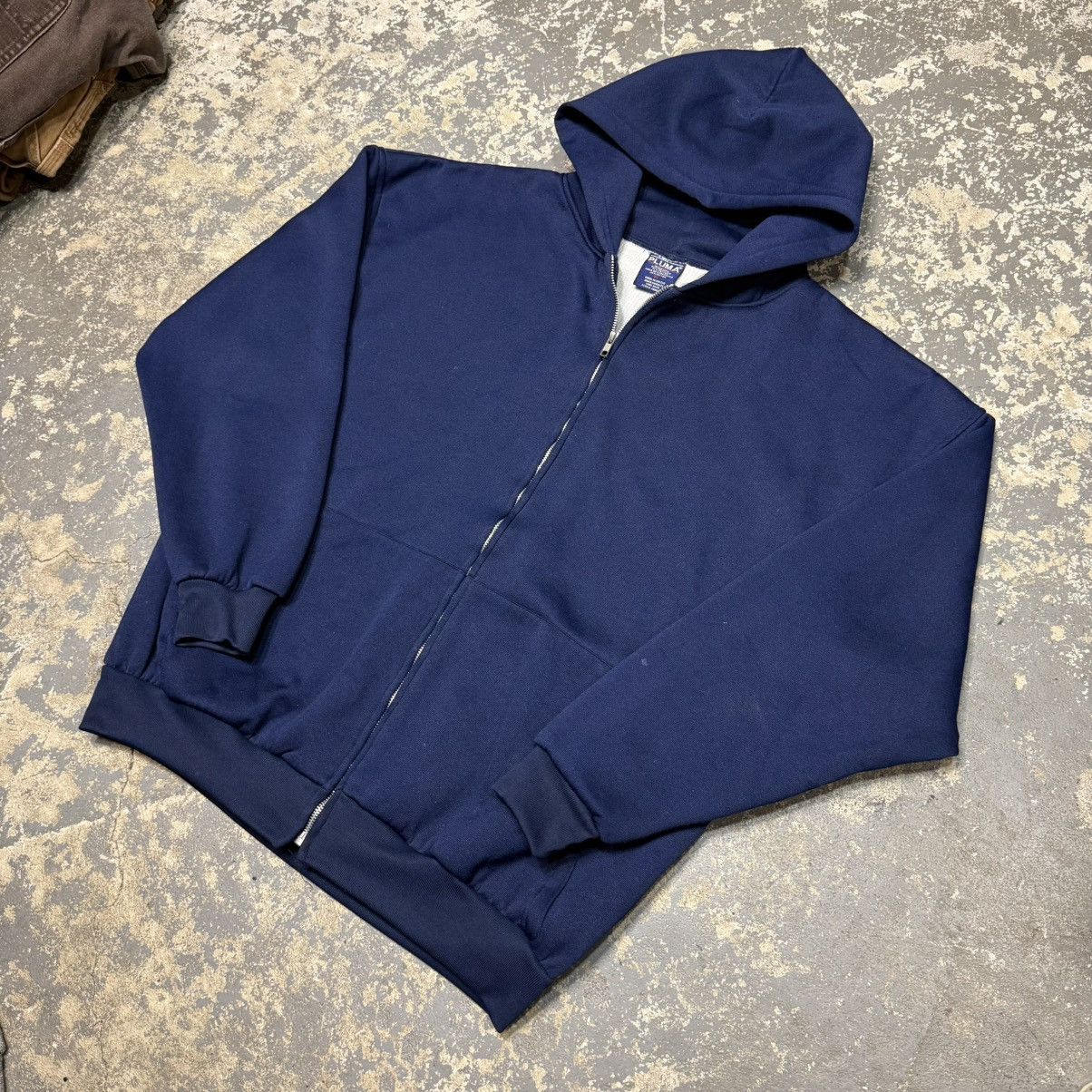 Vintage Vintage Pluma Waffle Insulated Thermal Zip Hoodie Sweatshir Size US XL / EU 56 / 4 - 2 Thumbnail