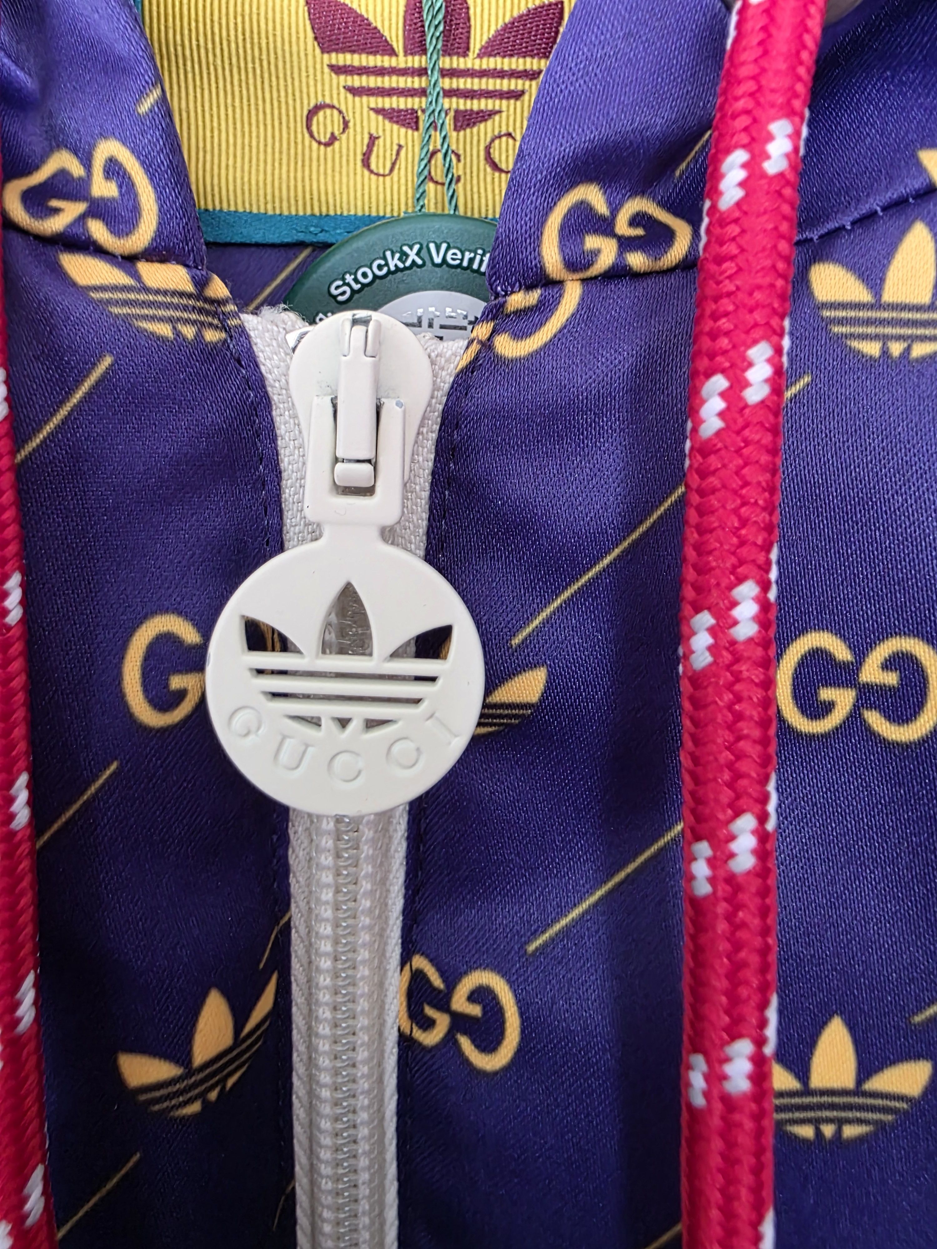 Adidas × Gucci Trefoil print jacket Size US M / EU 48-50 / 2 - 3 Thumbnail