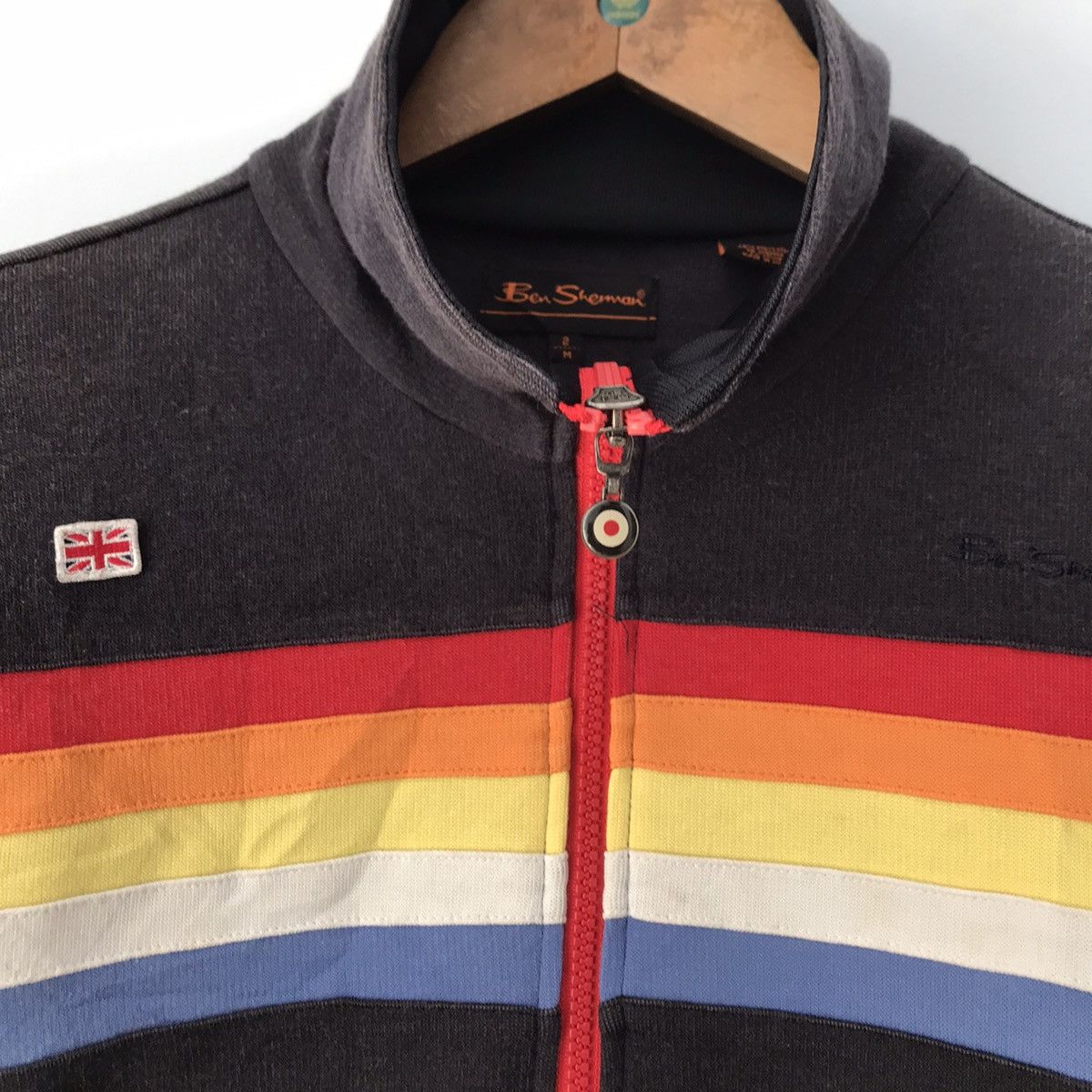 Ben Sherman × Vintage Vintage Ben Sherman Retro Track Tracktop Jacket Oasis noel Size US M / EU 48-50 / 2 - 3 Thumbnail