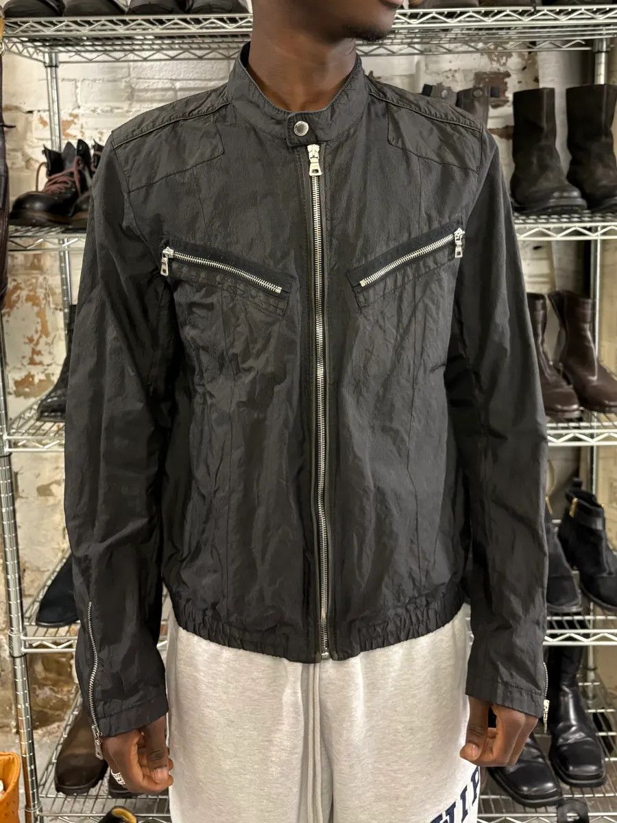 Prada 2000s Prada Black Minimalist Jacket Size US M / EU 48-50 / 2 - 2 Thumbnail