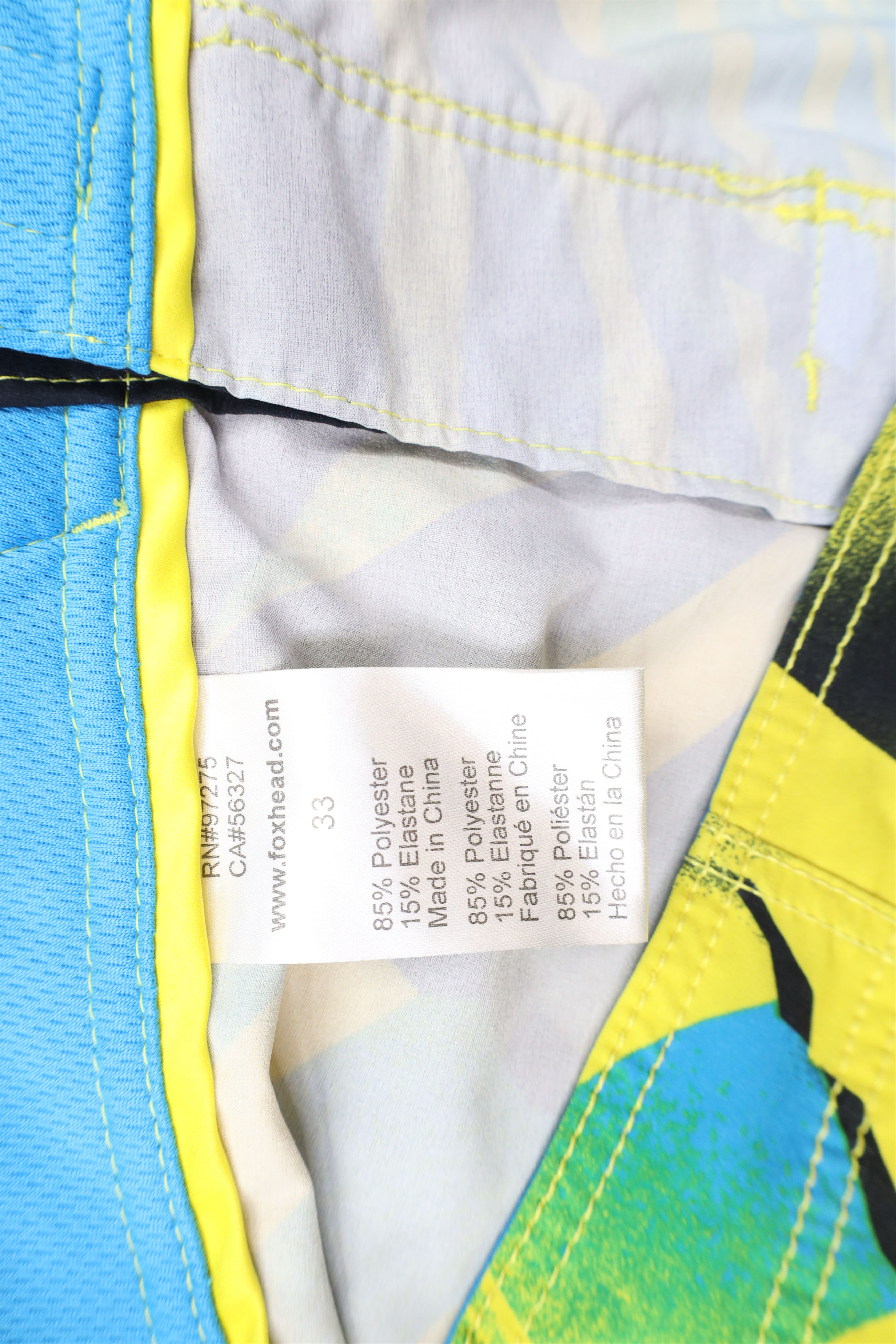 Fox Racing × Vintage Vintage Fox Racing Out Geometric Board Shorts Swim Trunks Size US 33 - 7 Thumbnail