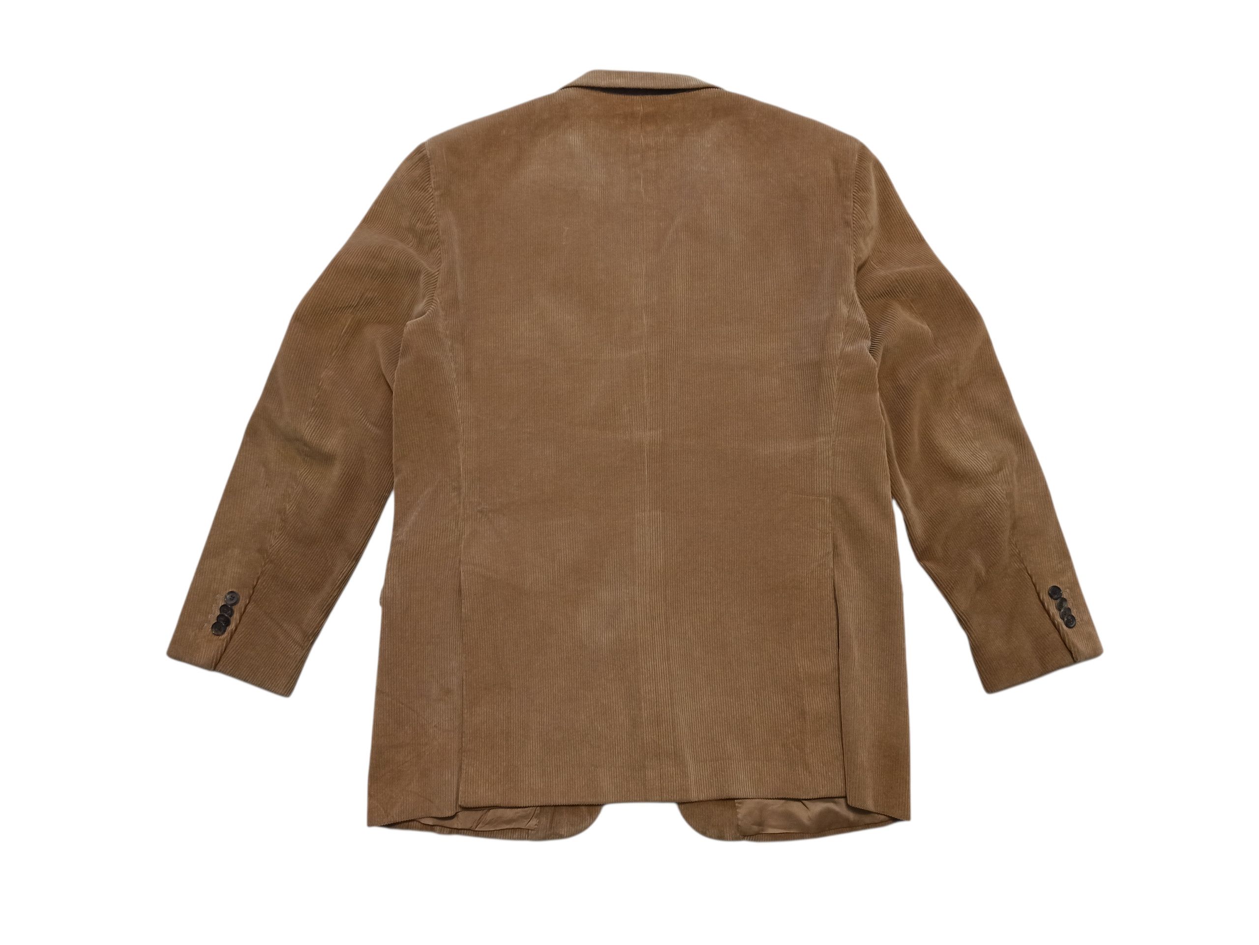 Caruso R.Caruso Vintage Handmade Corduroy Blazer IT 56 US 46 Size 46R - 7 Thumbnail