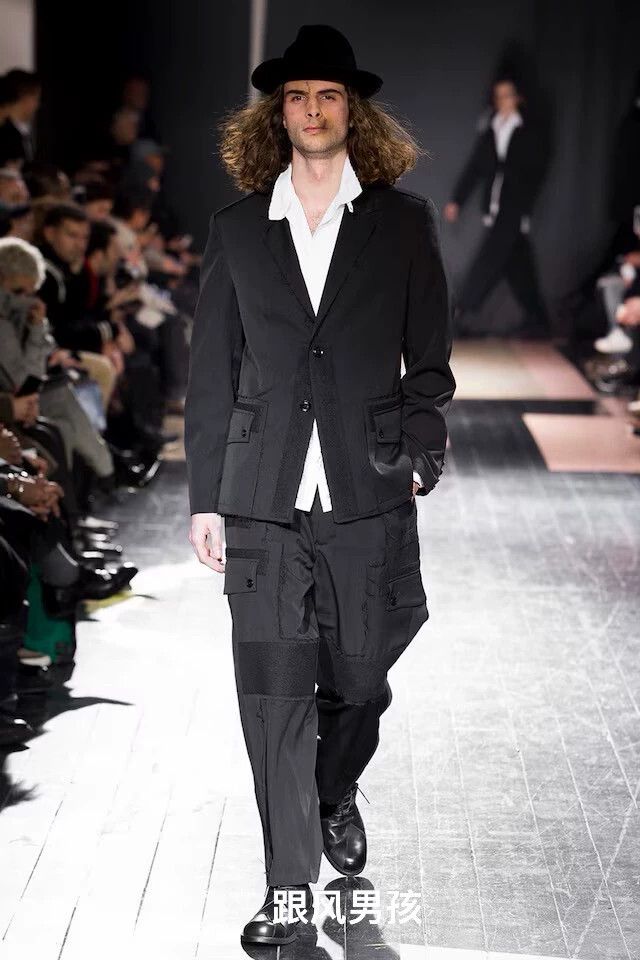 Yohji Yamamoto Yohji Yamamoto 15AW Mens Black Tweed Wool Fedora Size ONE SIZE - 7 Thumbnail