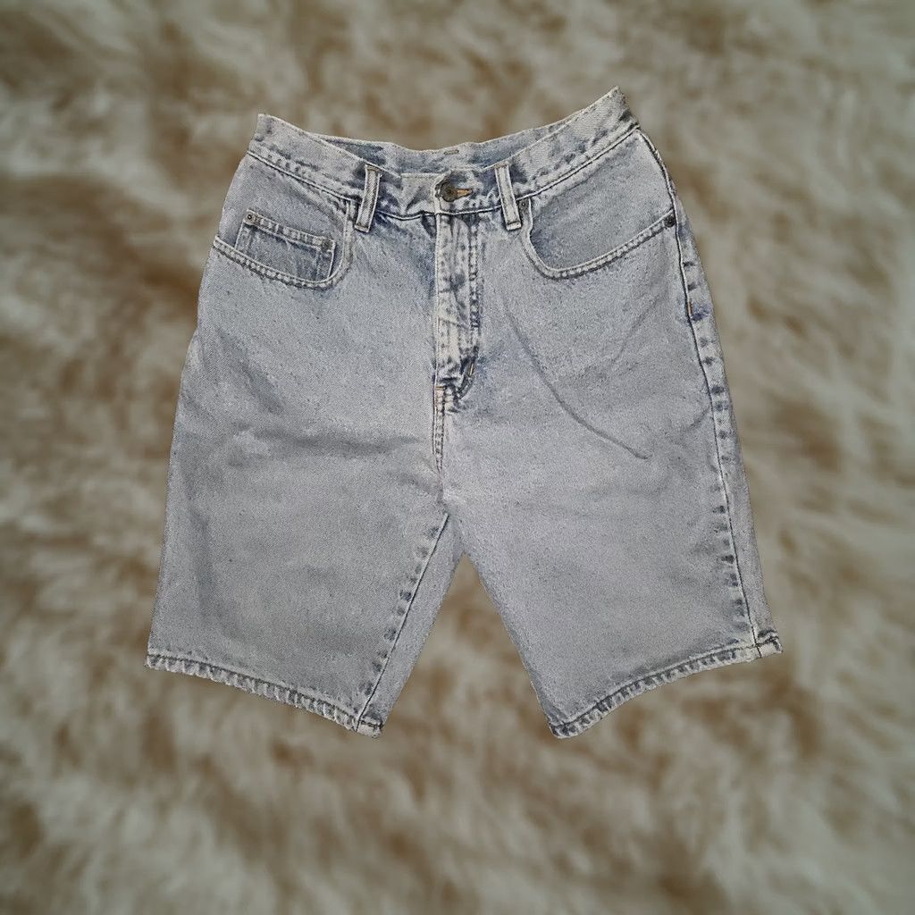 Pepe Jeans VINTAGE Pepe Jeans Shorts Mens 28 Blue Denim Bermuda 90s Made USA Pepe Co Mens Size US 28 / EU 44 - 1 Thumbnail