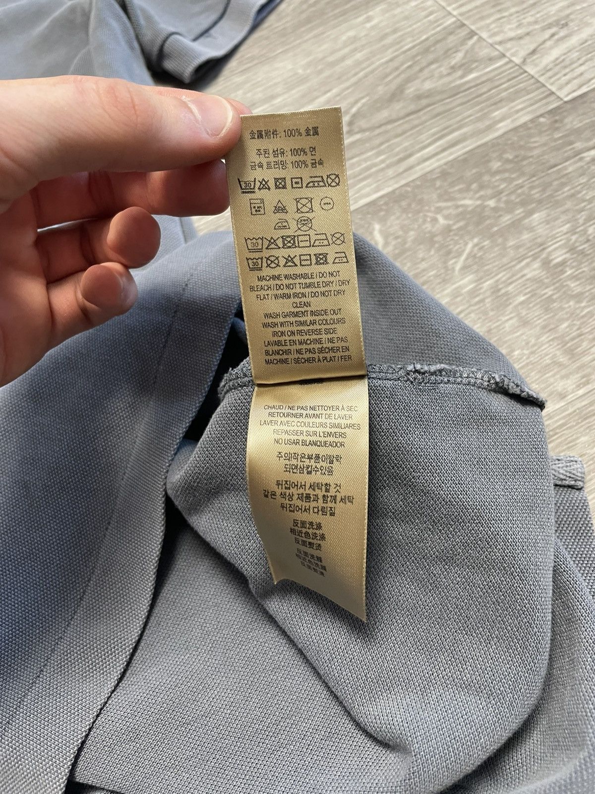 Burberry Burberry Brit Metallic Logo Polo Shirt Size US L / EU 52-54 / 3 - 13 Thumbnail