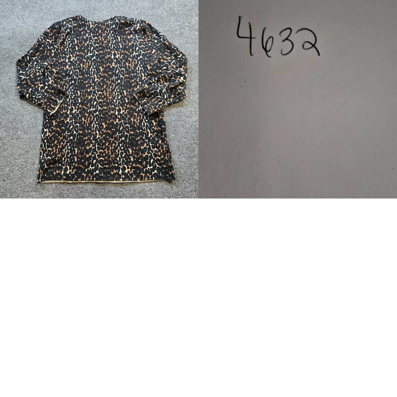 Talbots Talbots Sweater Women PM Black Merino Wool Leopard Long Sleeve Casual Pullover Size M / US 6-8 / IT 42-44 - 8 Thumbnail