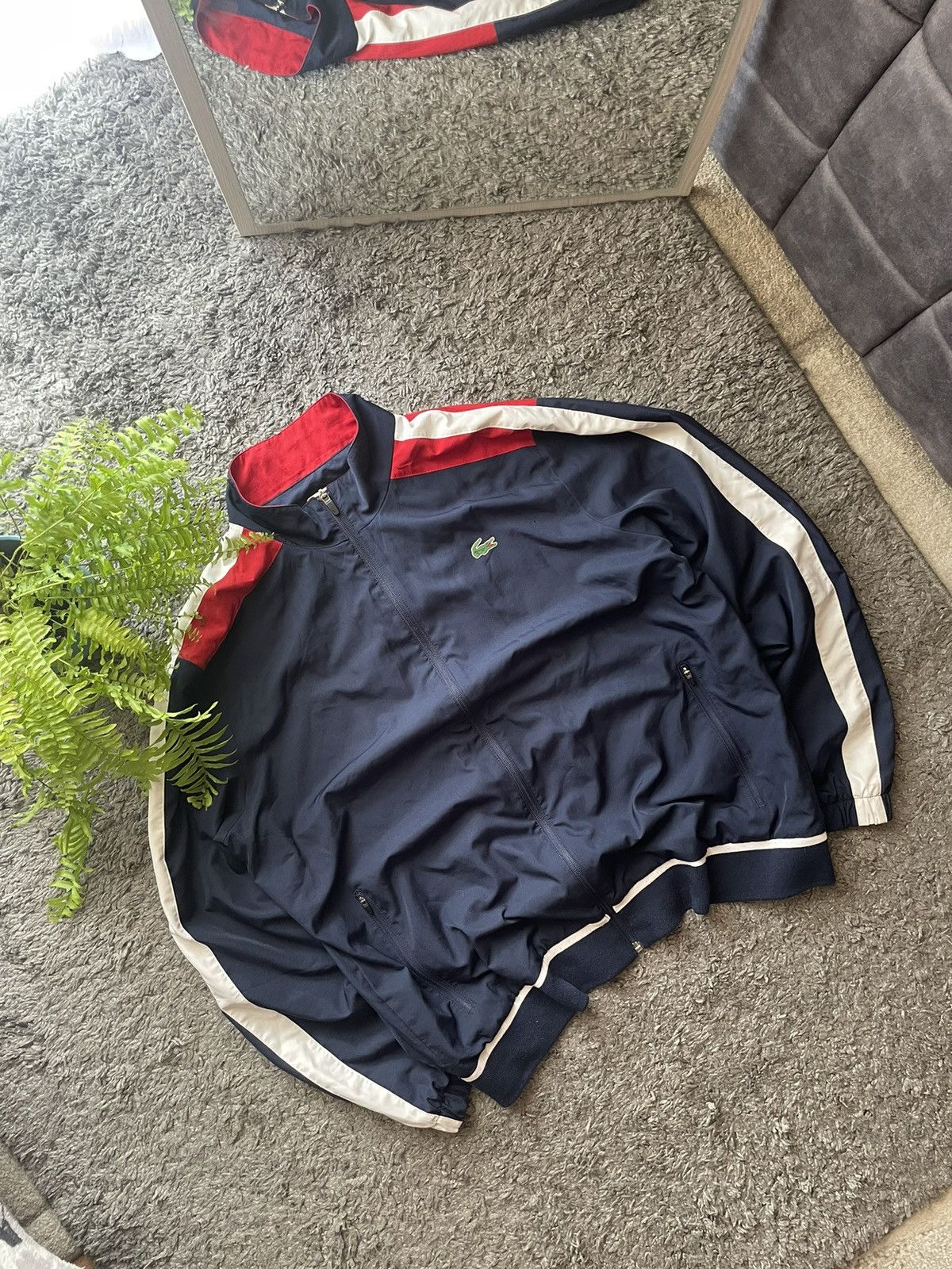 Lacoste × Vintage Lacoste Zip-Hoodie Streetwear Drip Logo Rare Size US XL / EU 56 / 4 - 3 Thumbnail